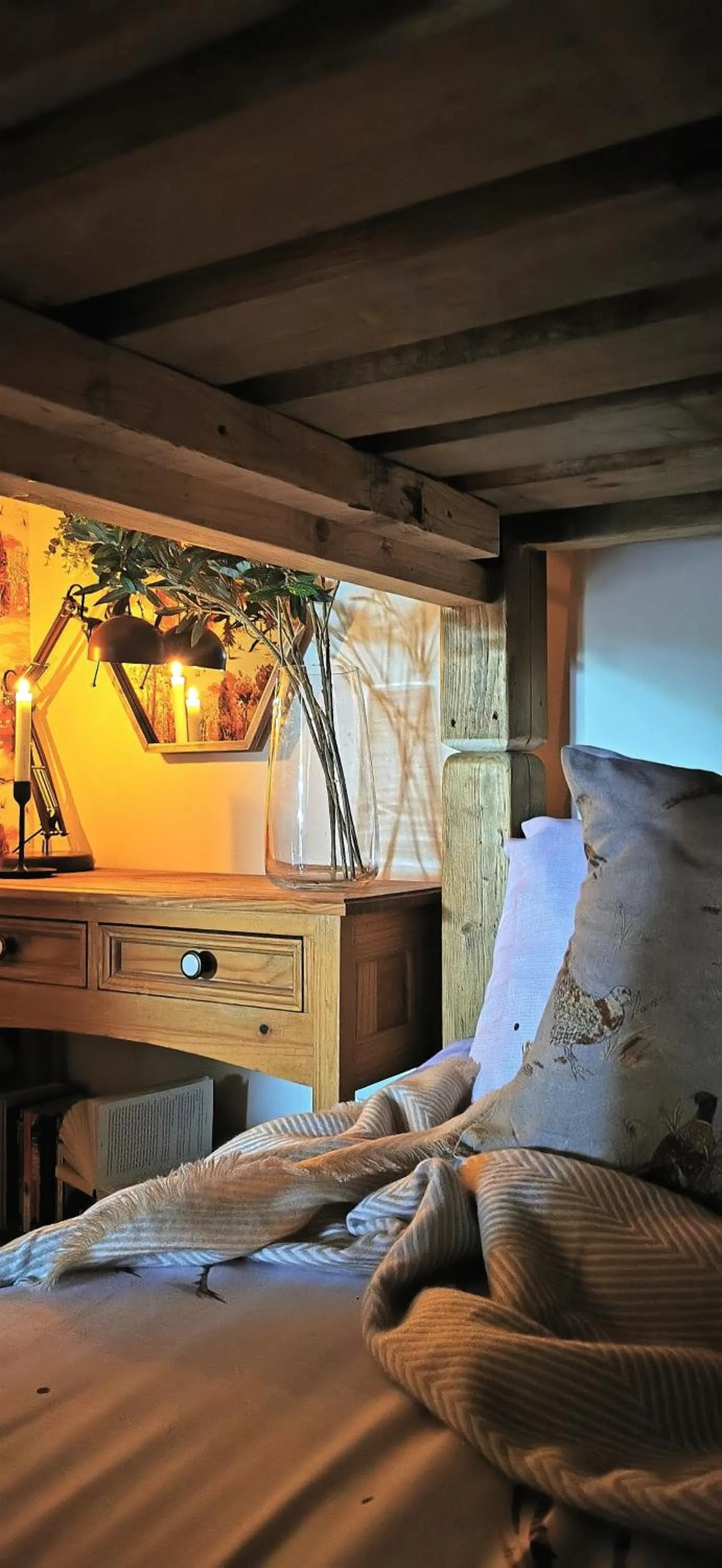 Bedroom, Bed in Greenvale Cabins