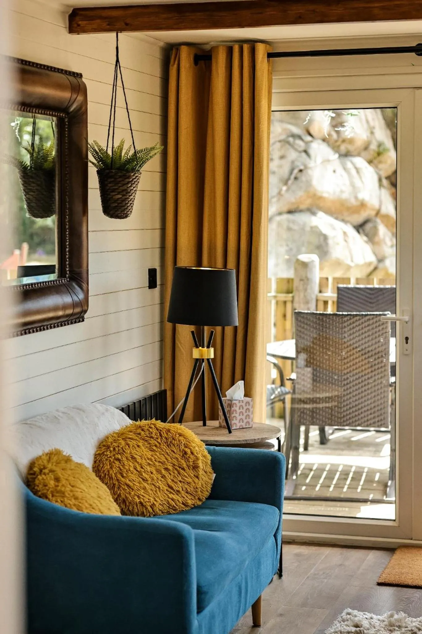 Bed in Greenvale Cabins