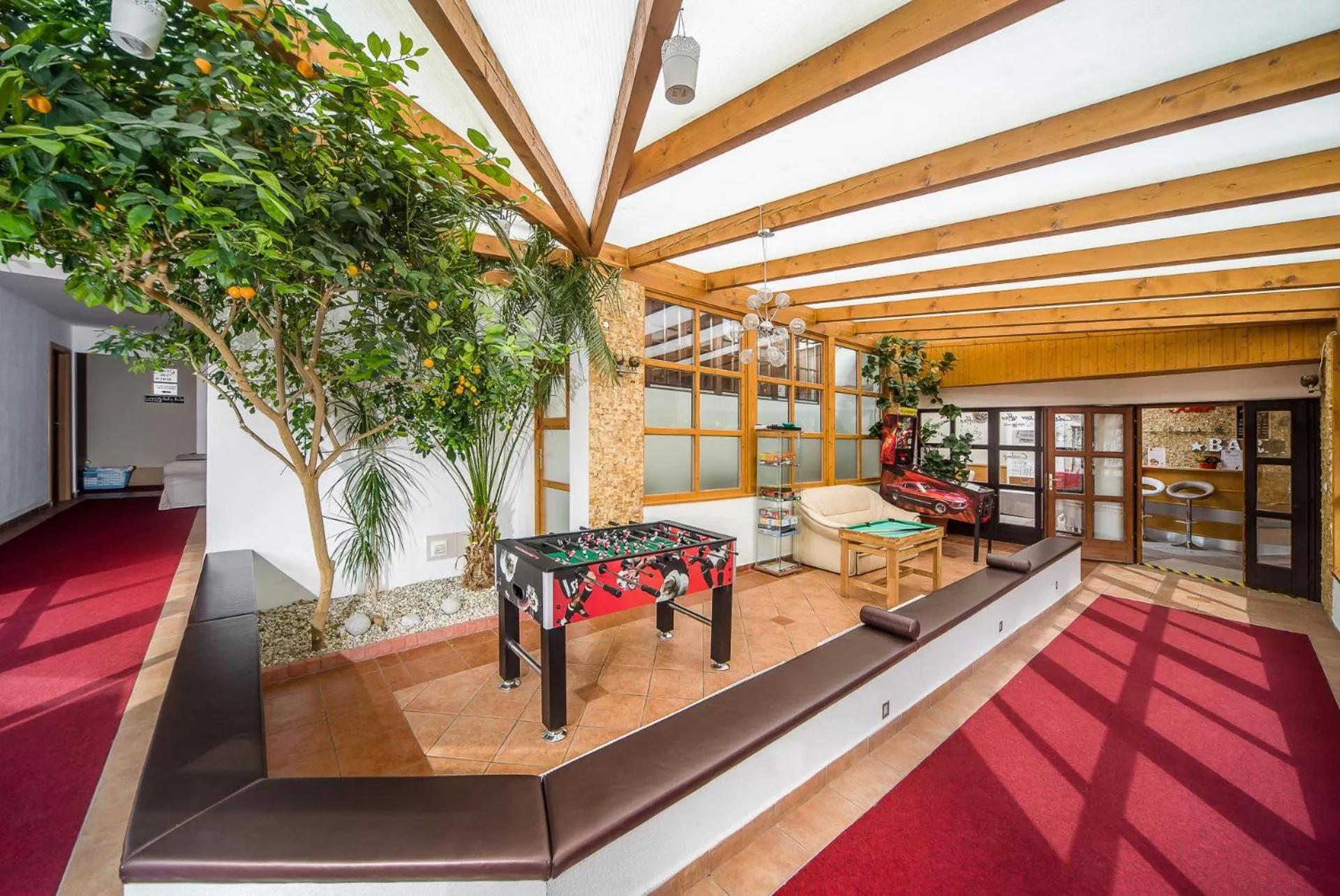 Lobby or reception in Hotel Piroska