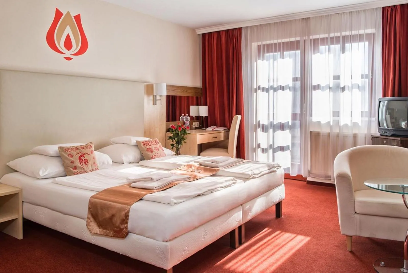 Photo of the whole room, Bed in Hotel Piroska