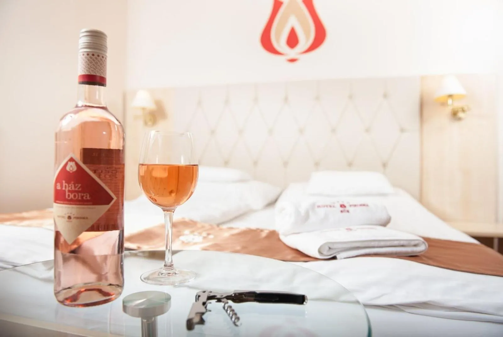 Photo of the whole room, Bed in Hotel Piroska