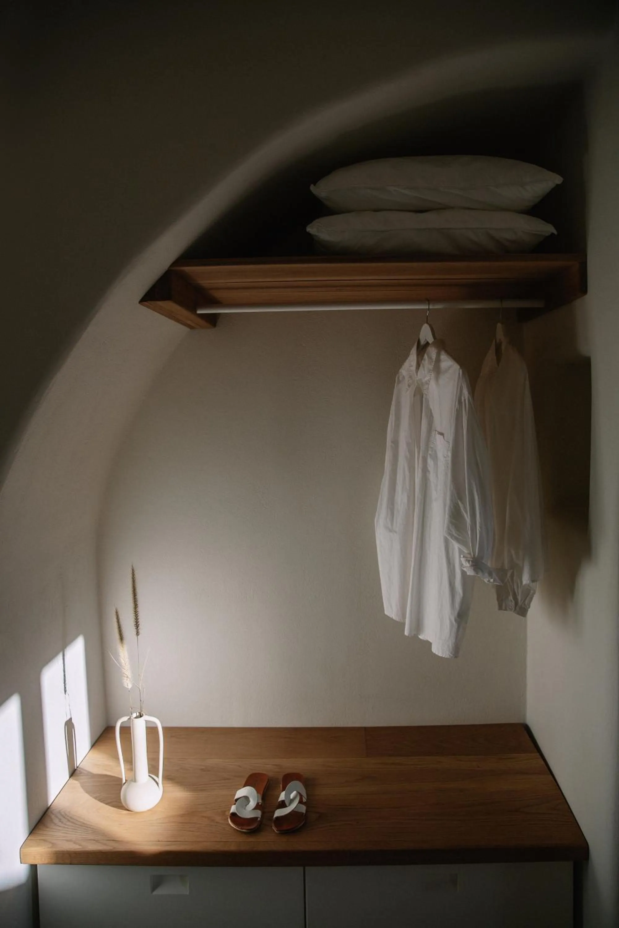 wardrobe in Ammothines Cycladic Suites