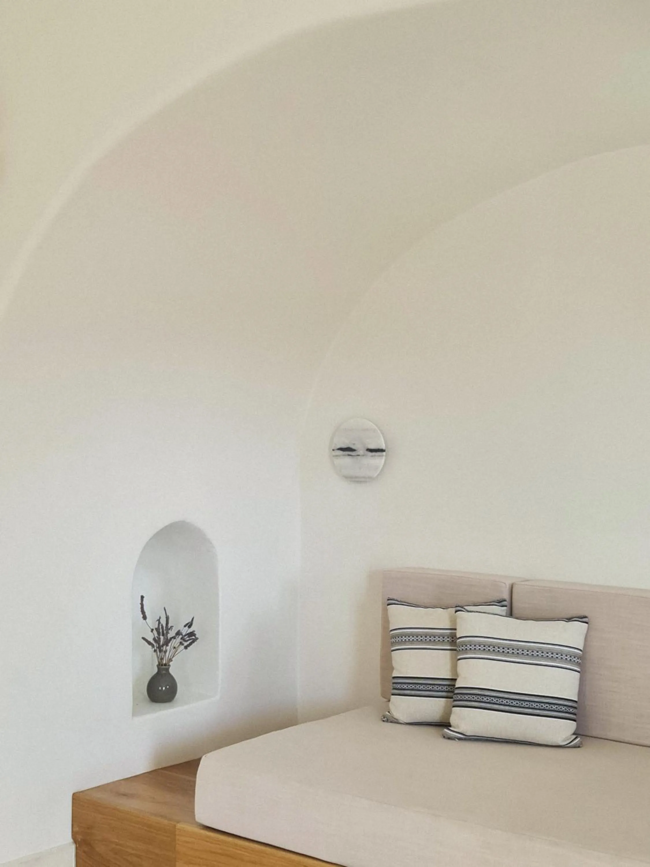 Seating area, Bed in Ammothines Cycladic Suites