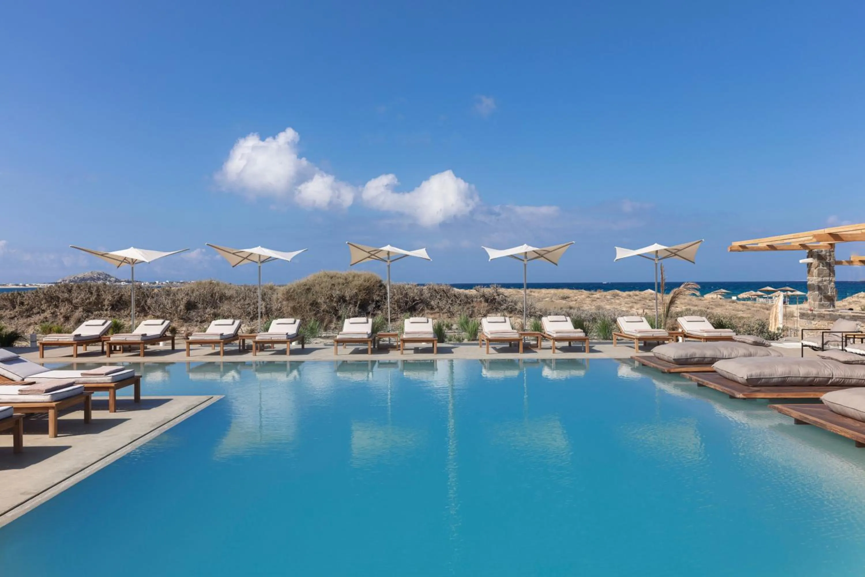 Balcony/Terrace in Ammothines Cycladic Suites