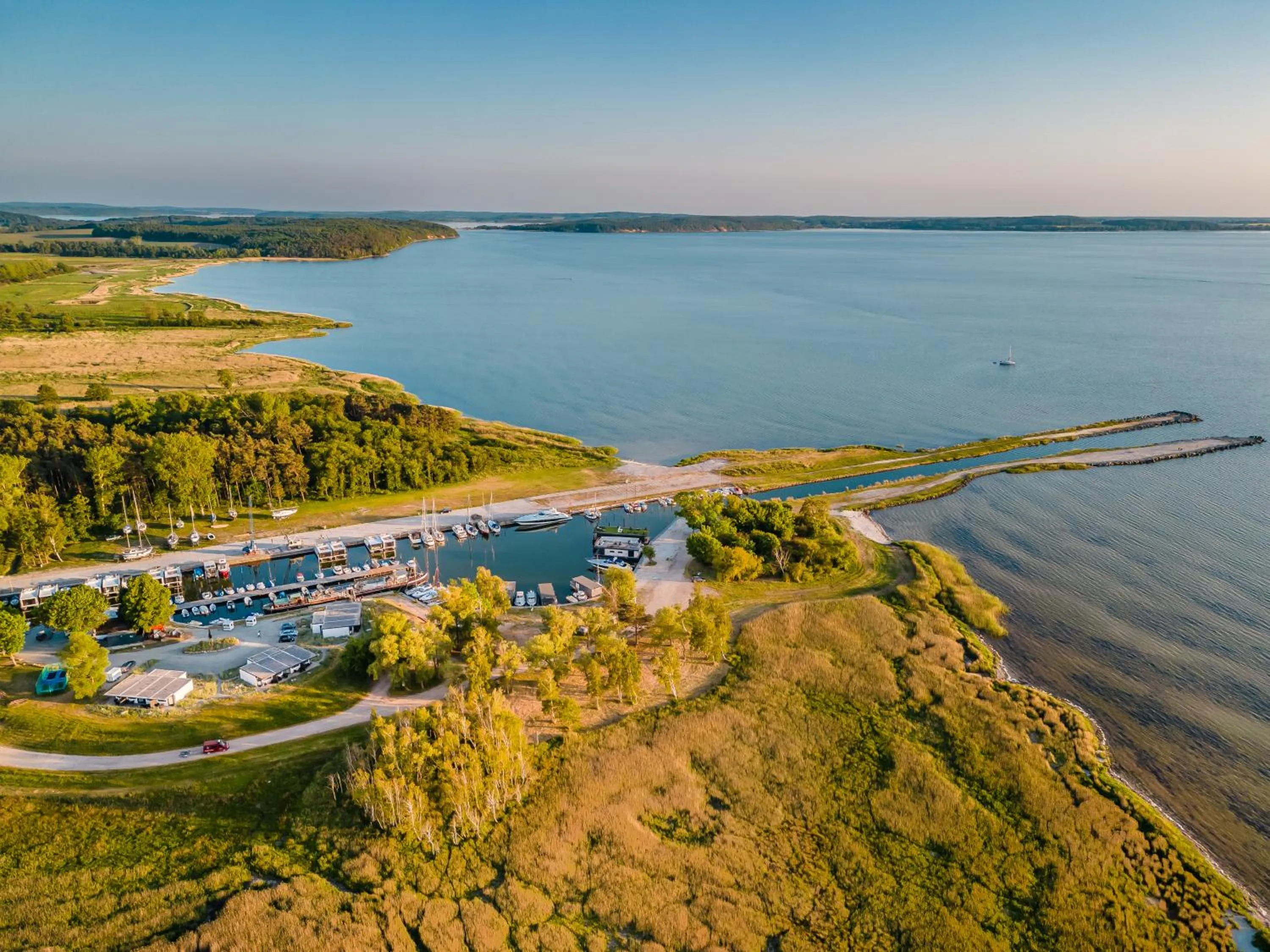 Natural landscape in Marina Martinshafen