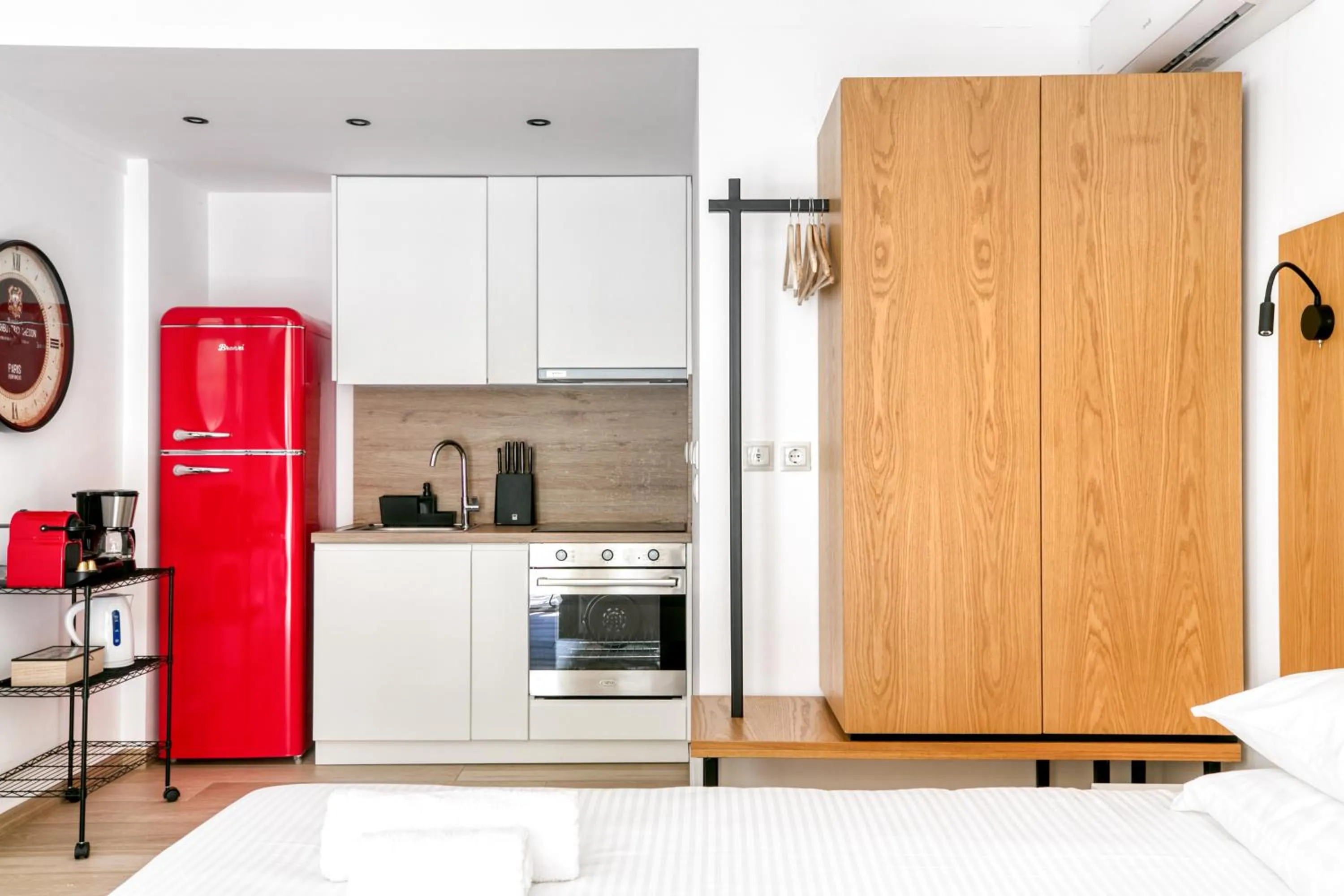 Bed in Elia Kolonaki Luxury Apartments