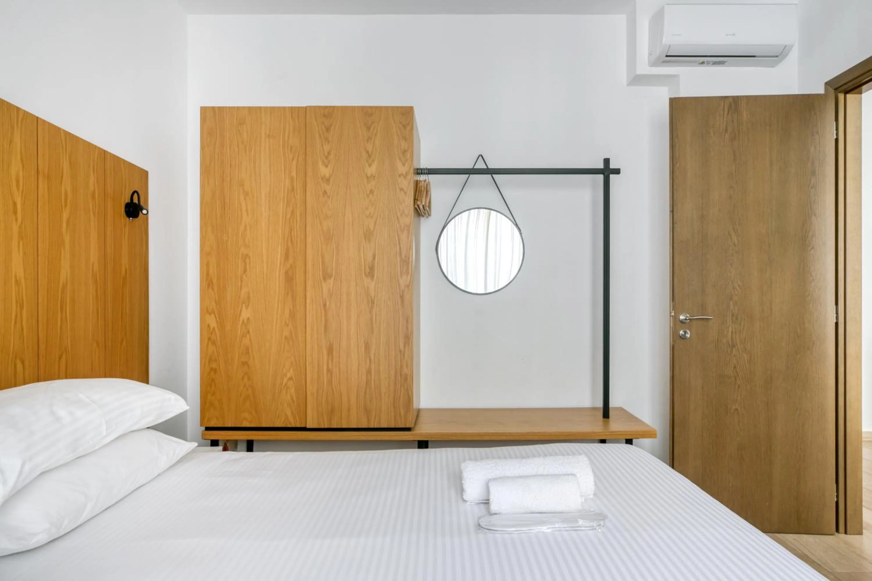 Bed in Elia Kolonaki Luxury Apartments