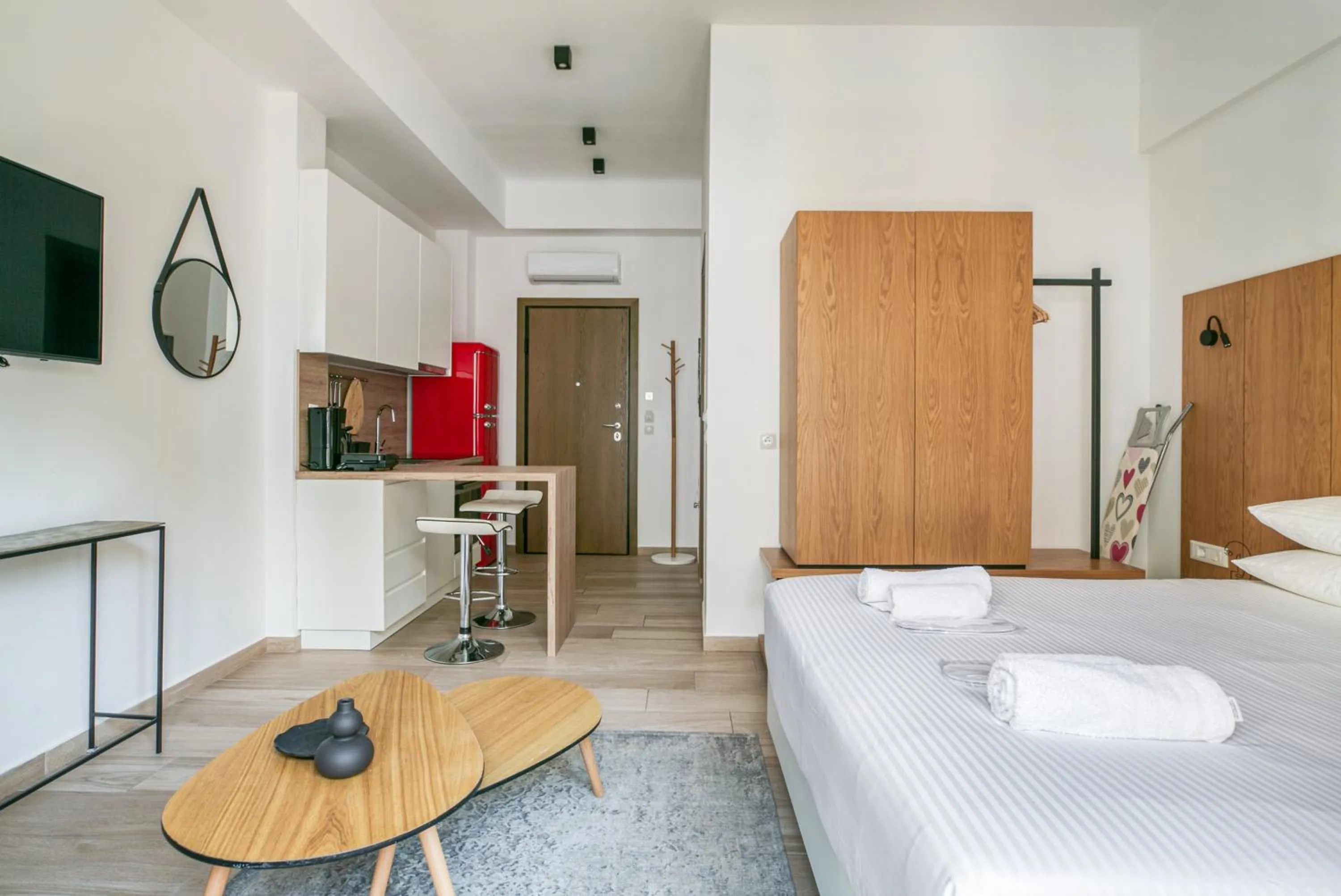 Bed in Elia Kolonaki Luxury Apartments