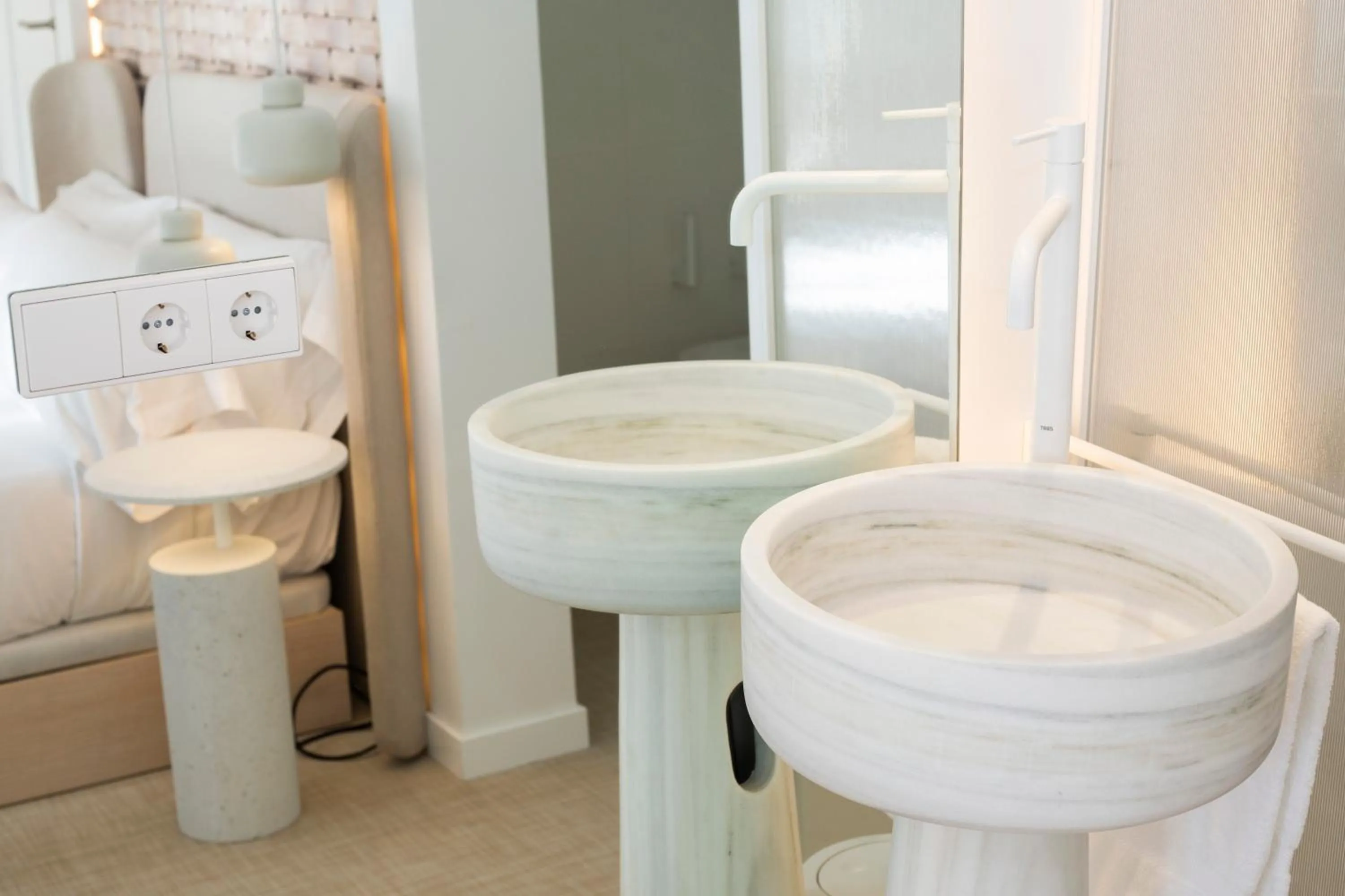 Bathroom in Hotel Faro Lariño
