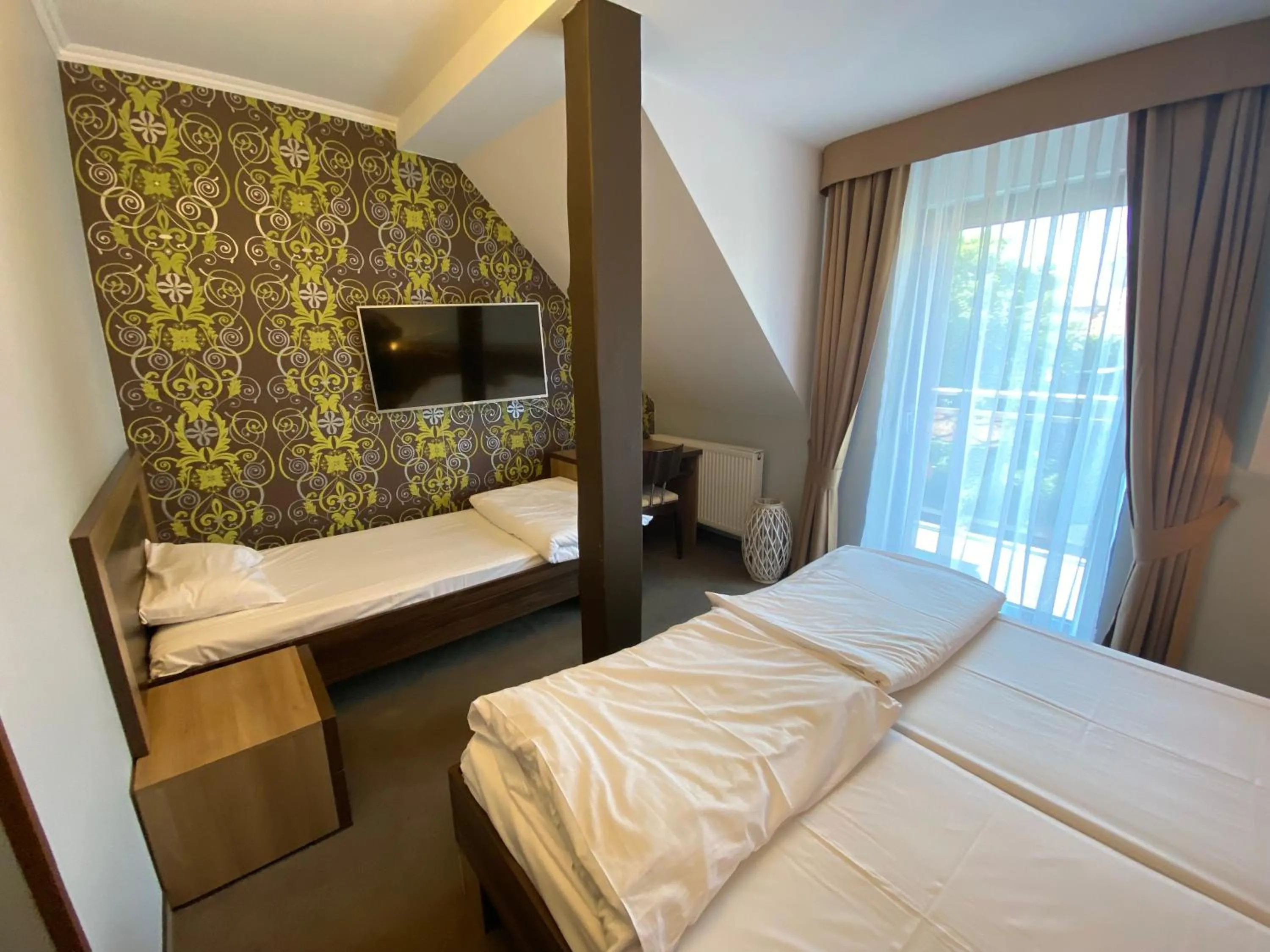 Bed in Pokoje gościnne Tęczowa