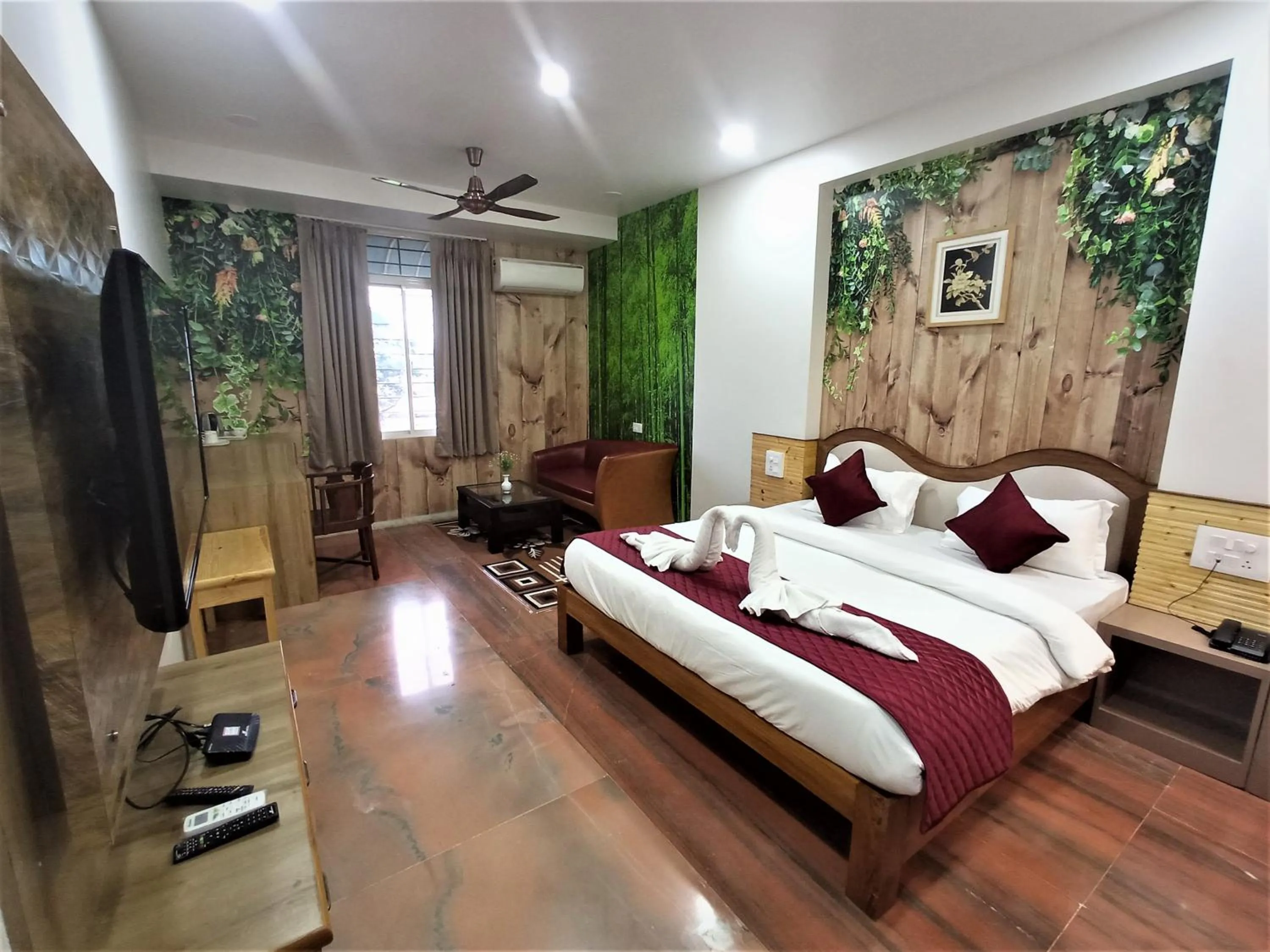 Bed in Hotel Blooming Soul