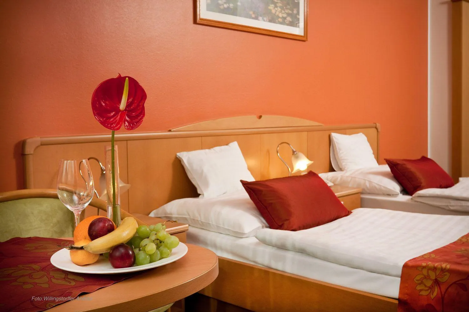 Bed in Hotel Kálvária