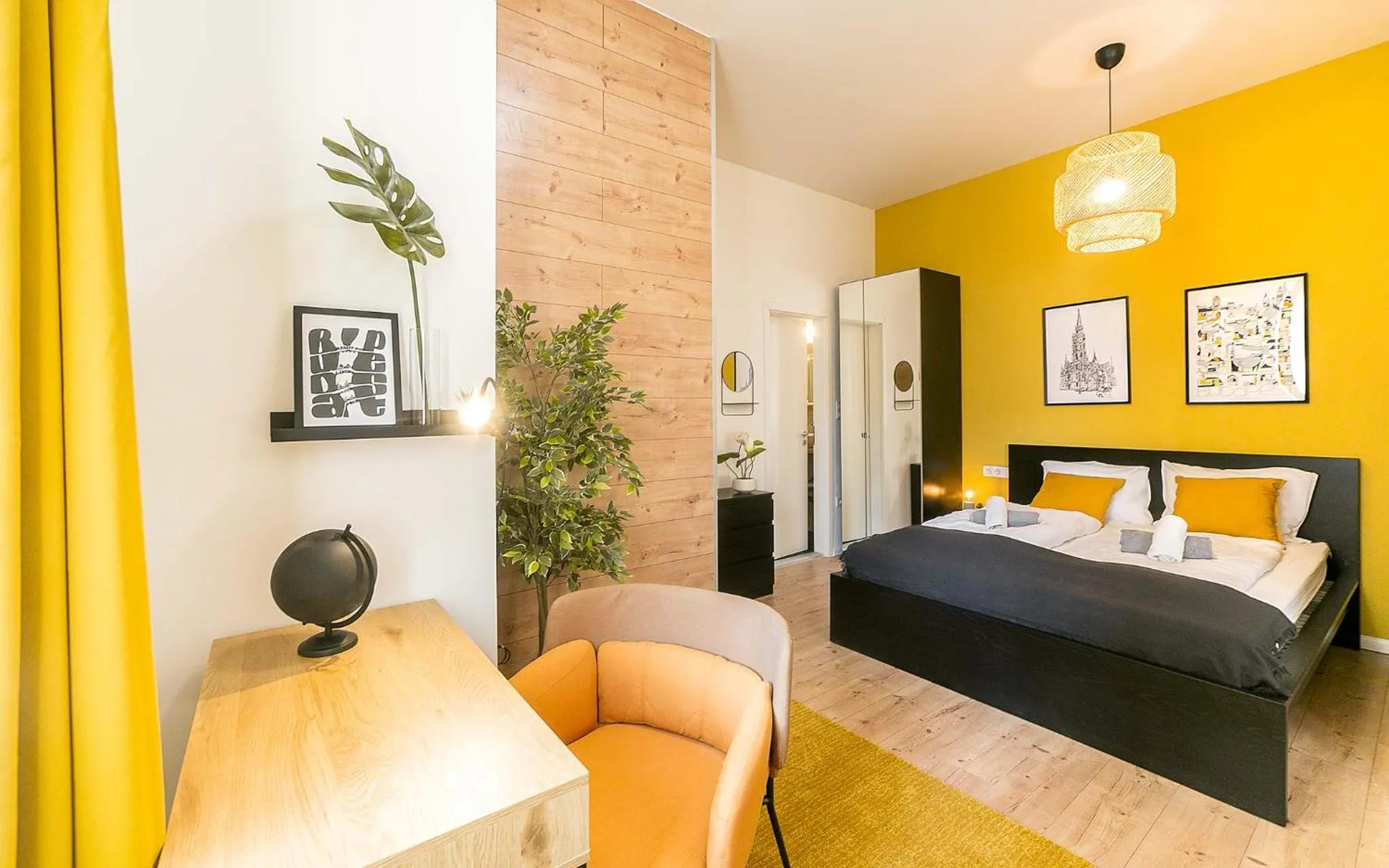 Bed in A13- Boutique Apartments, Best Location, by BQA