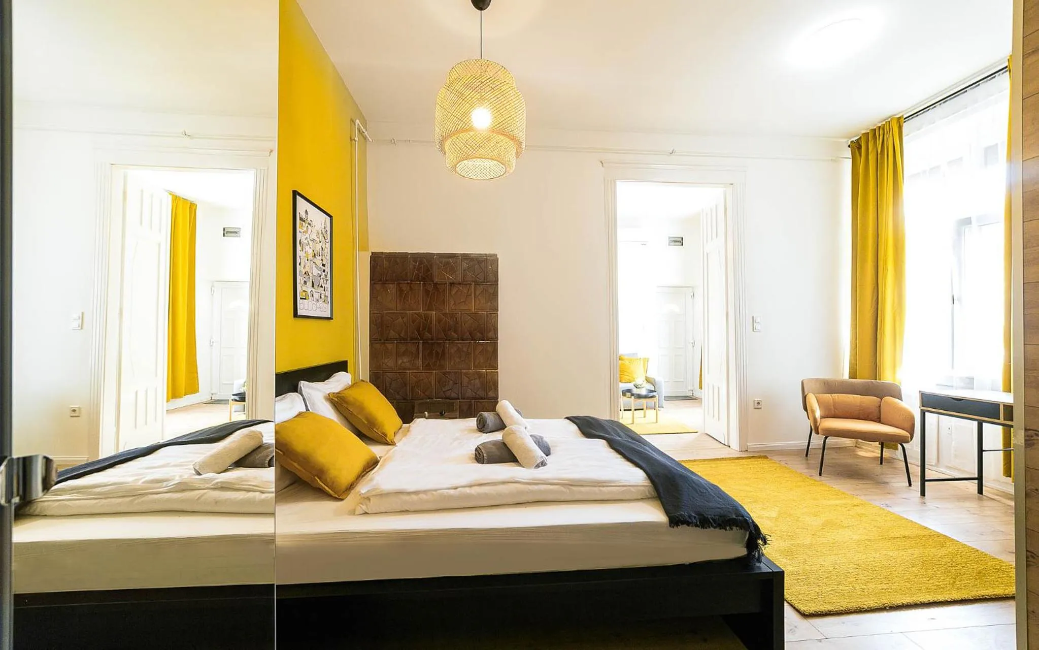 Bed in A13- Boutique Apartments, Best Location, by BQA