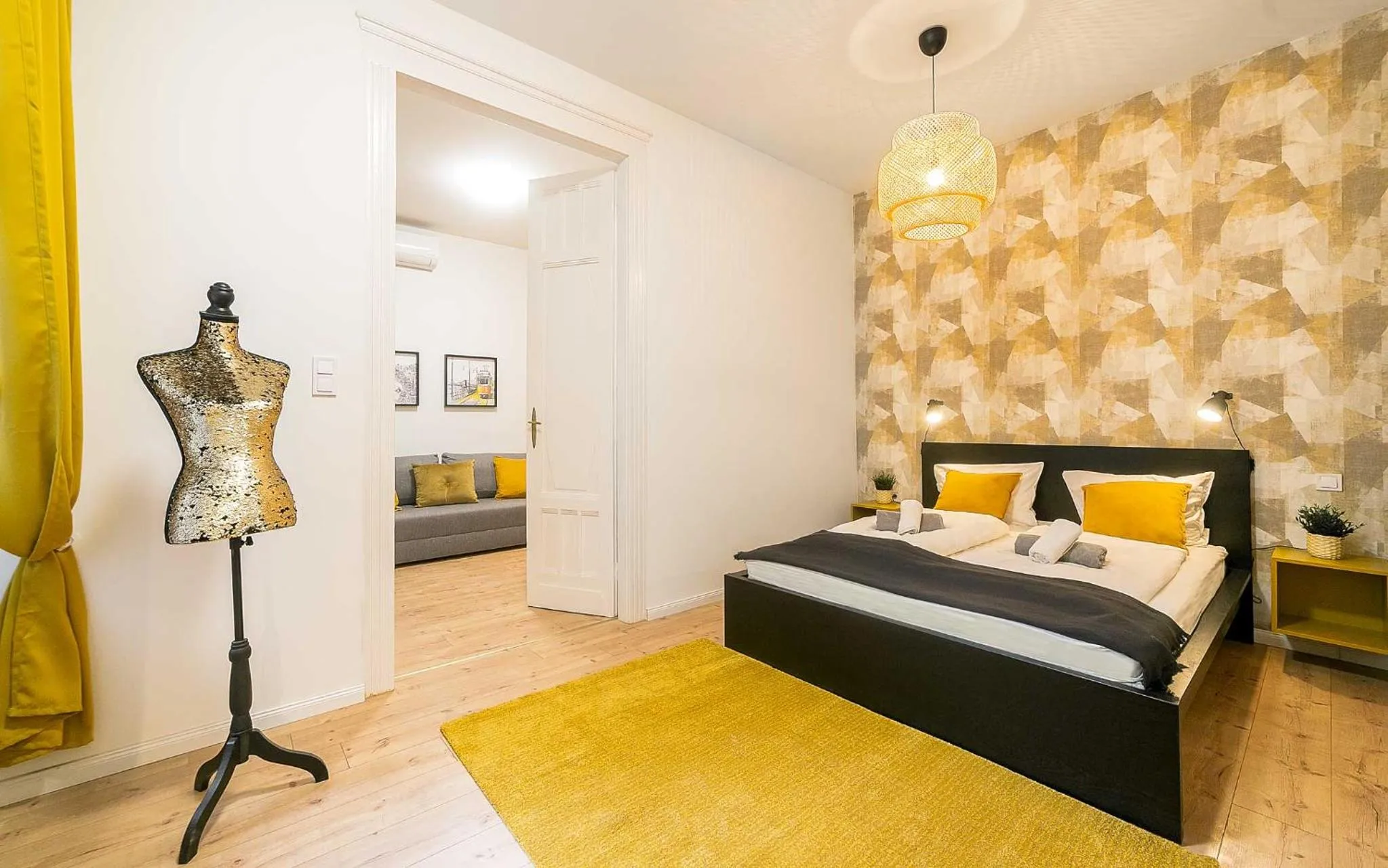 Bed in A13- Boutique Apartments, Best Location, by BQA