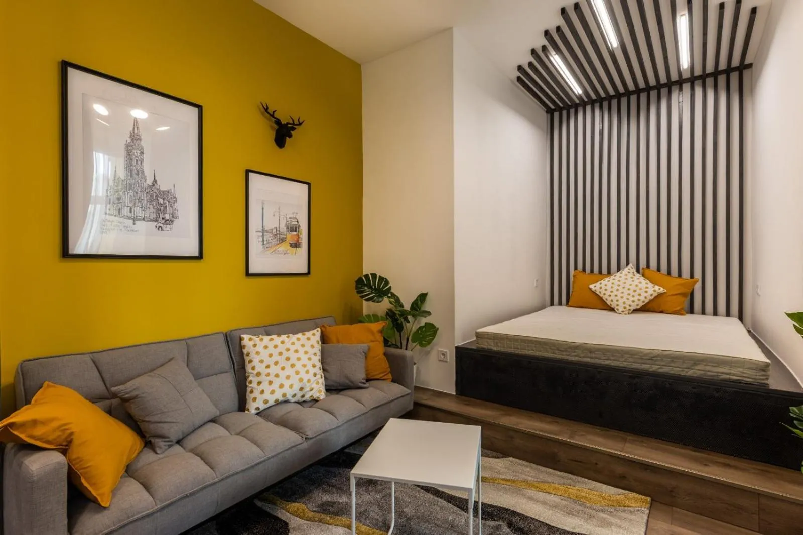 Bed in A13- Boutique Apartments, Best Location, by BQA