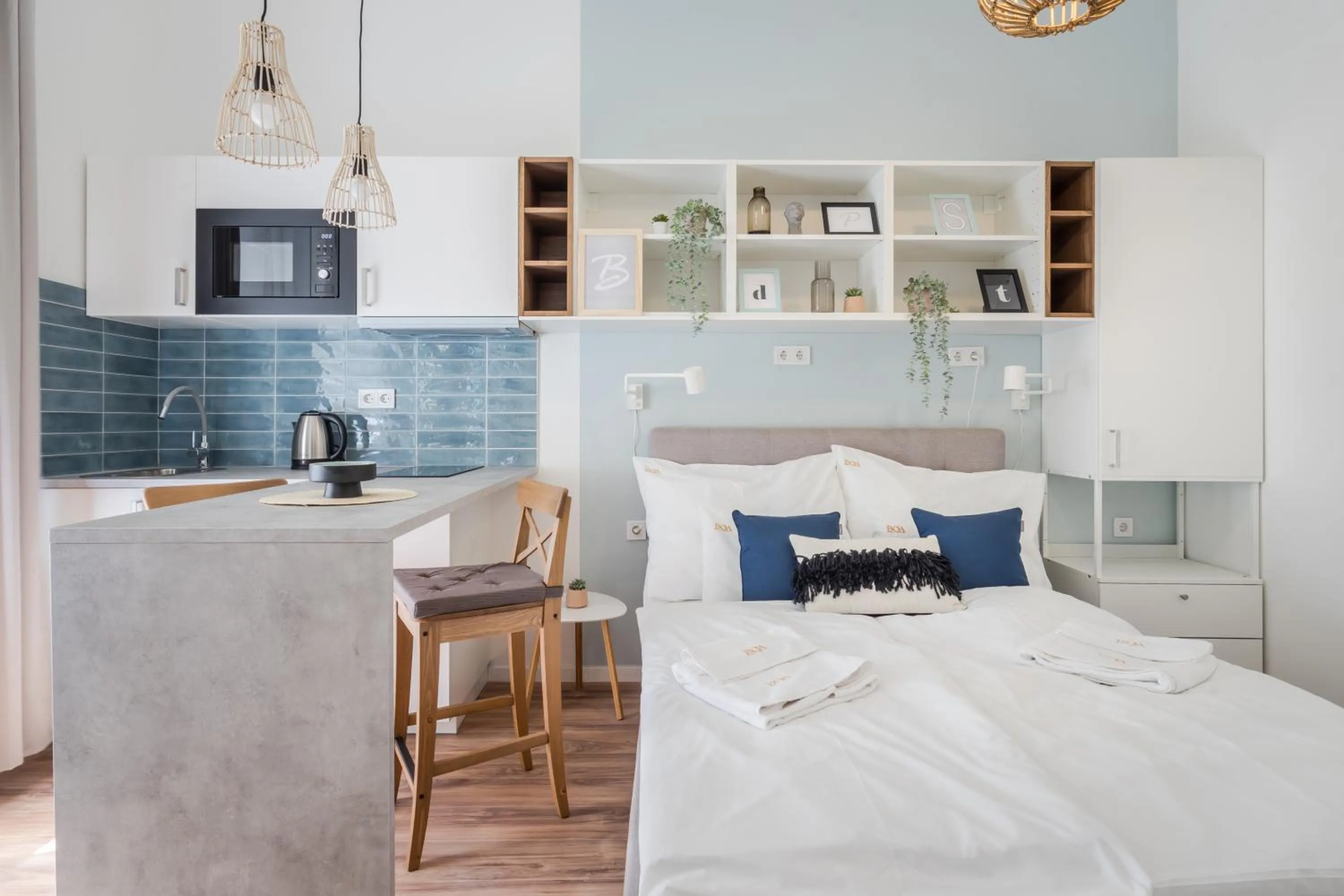 Bed in A13- Boutique Apartments, Best Location, by BQA