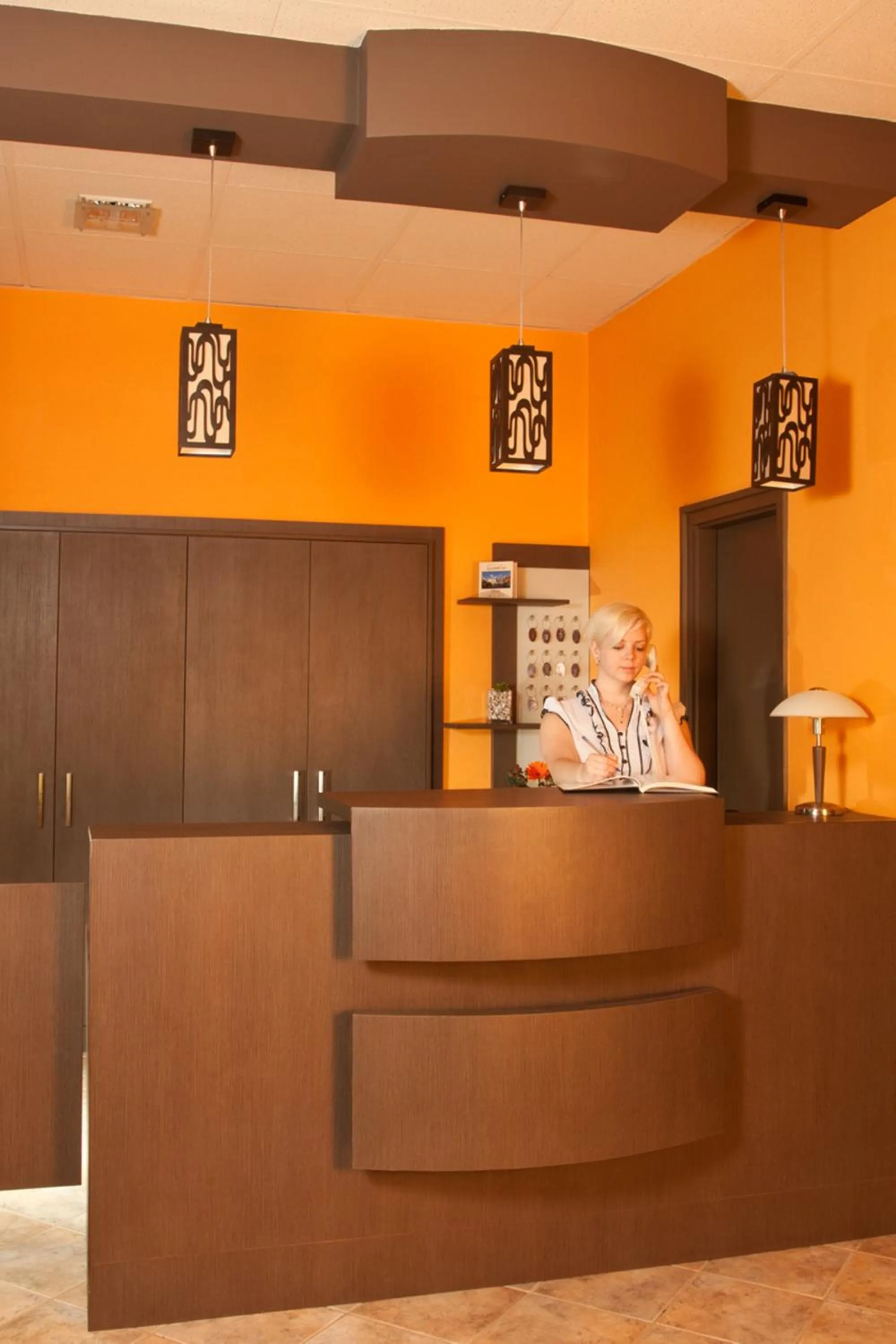 Lobby or reception in Alfa Hotel