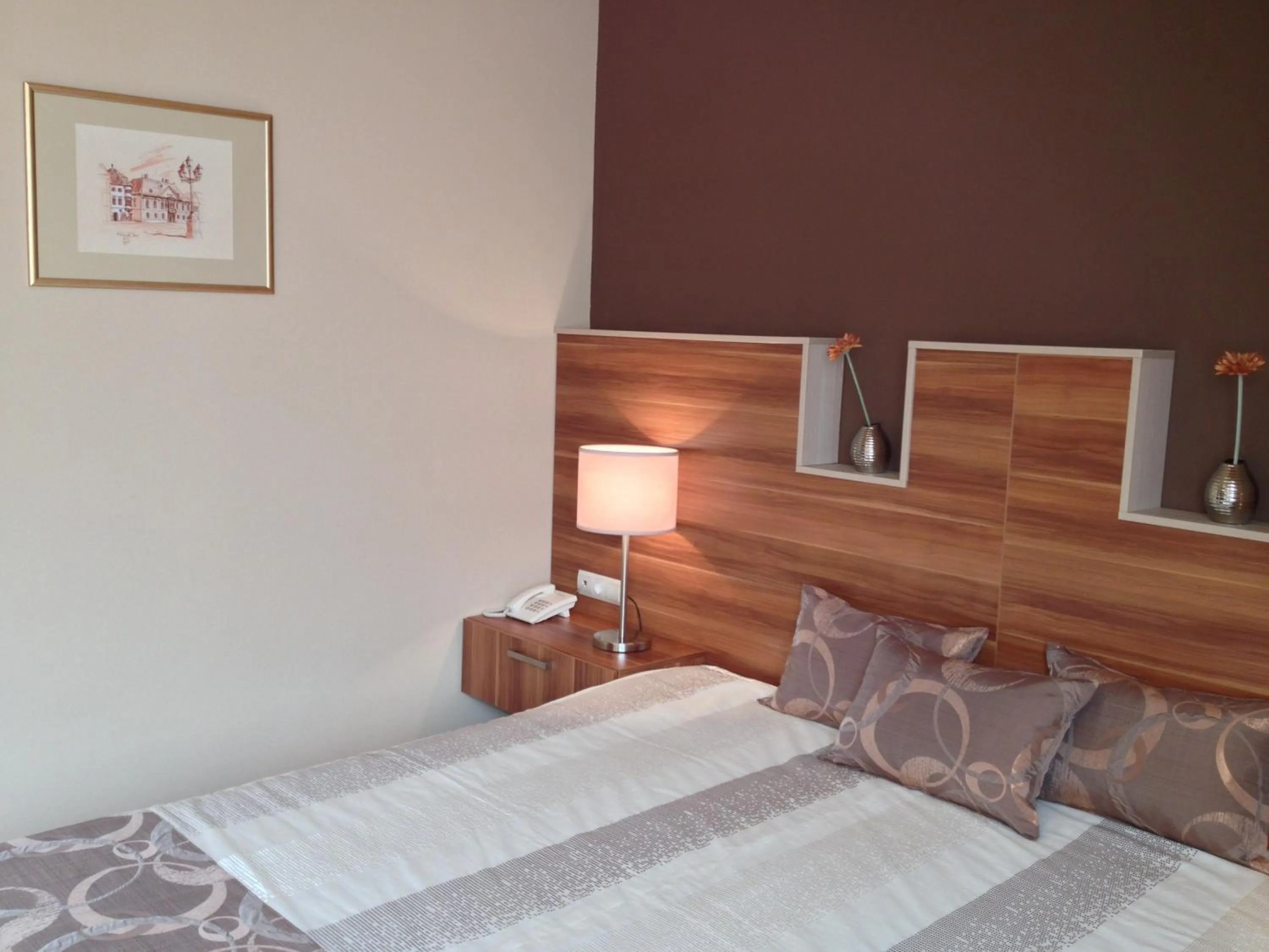 Decorative detail, Bed in Alfa Hotel