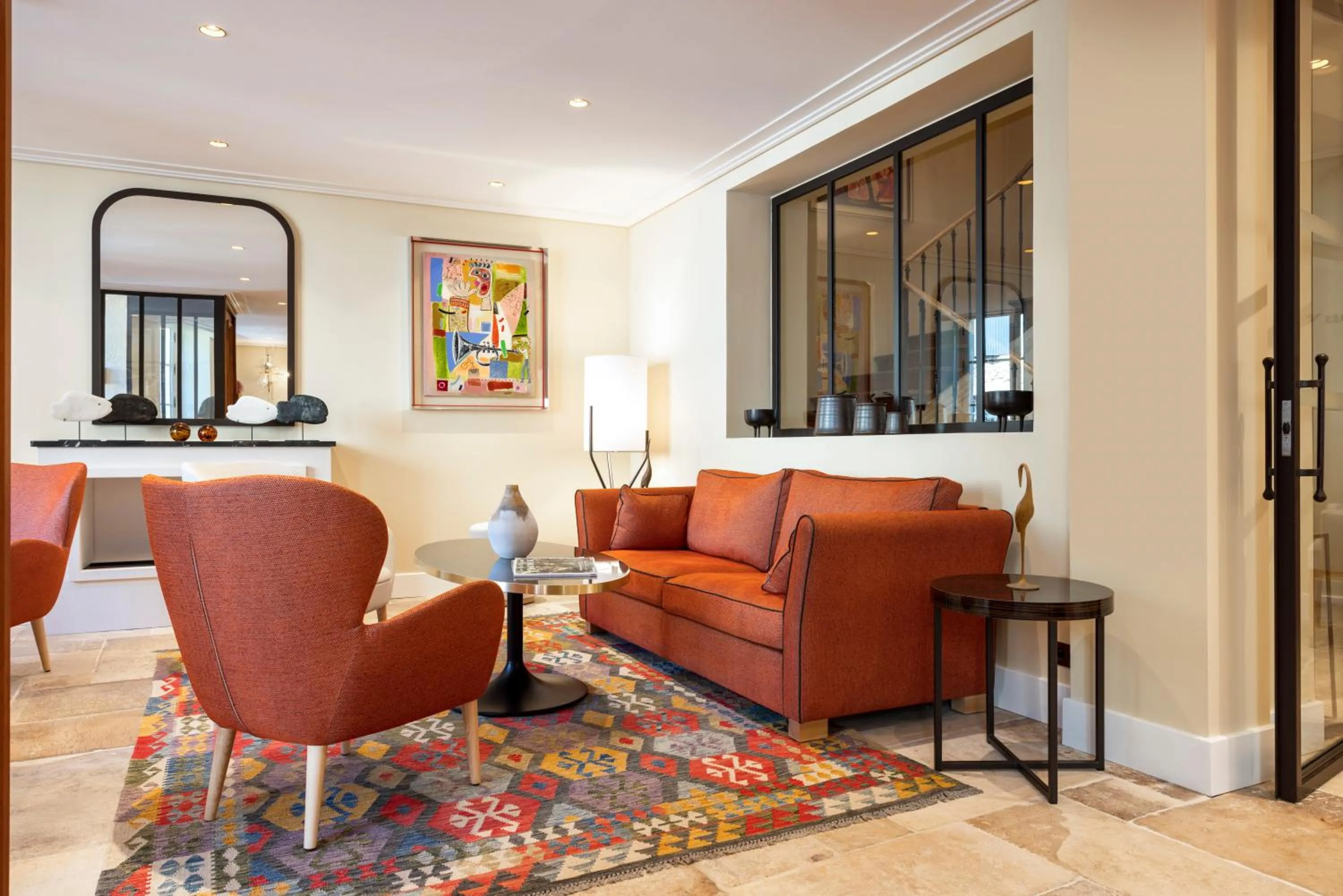 Lobby or reception in Hotel La Mère Germaine