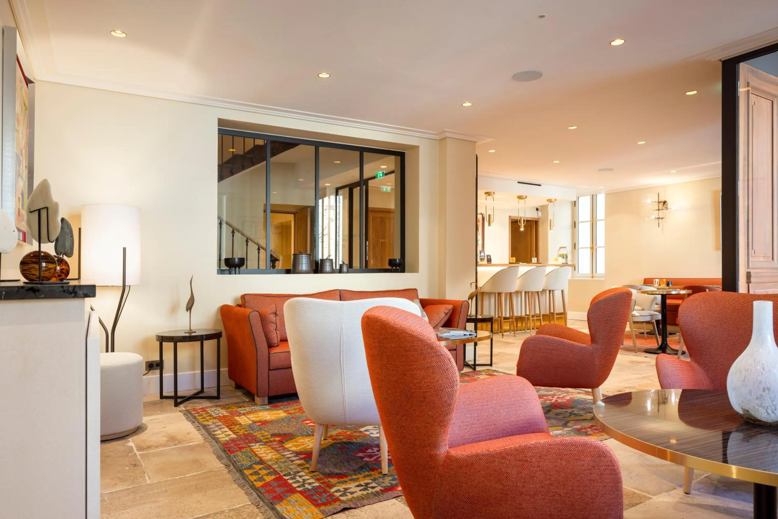 Lobby or reception in Hotel La Mère Germaine