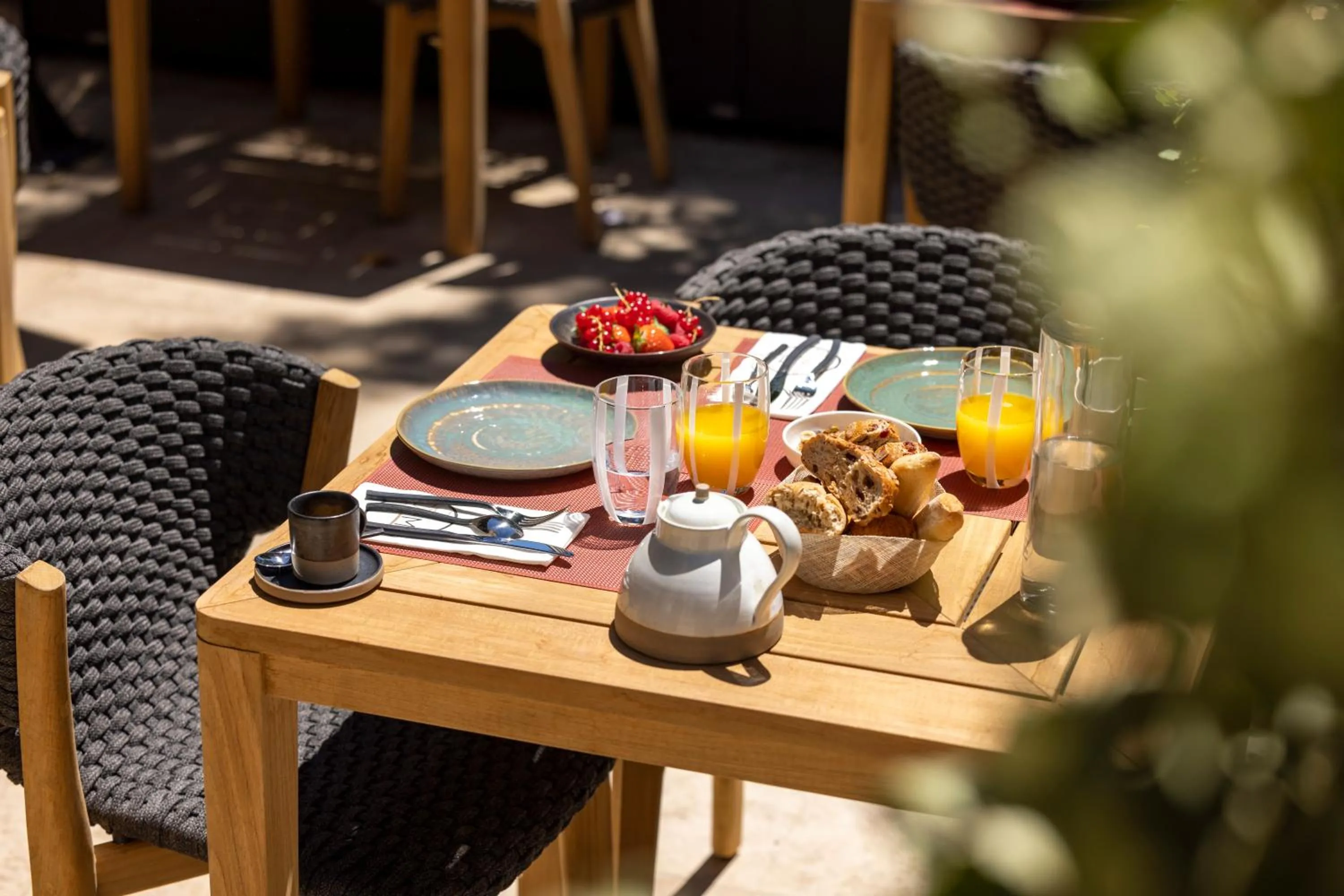 Breakfast in Hotel La Mère Germaine
