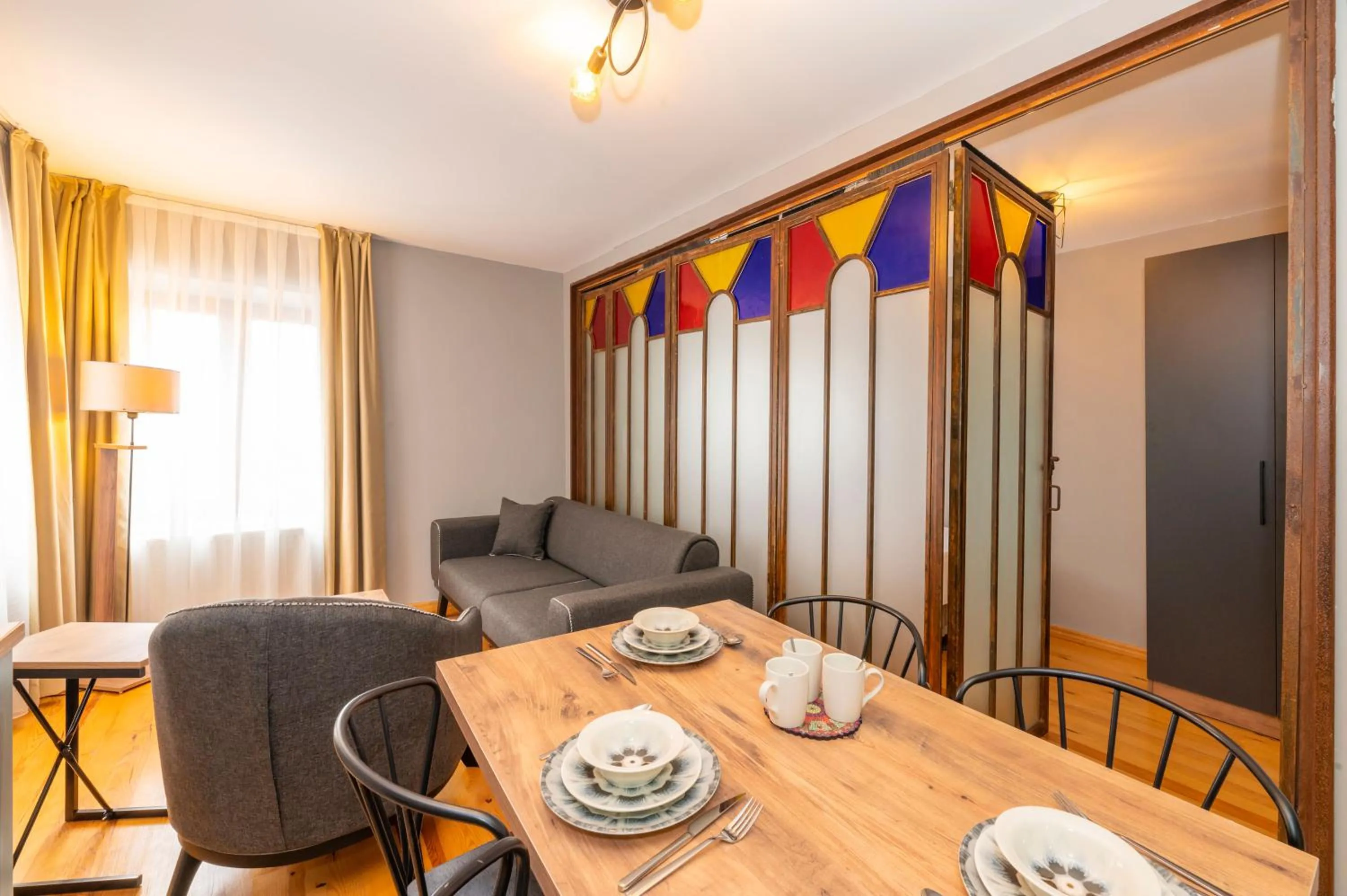 Seating area in Suites İstanbul