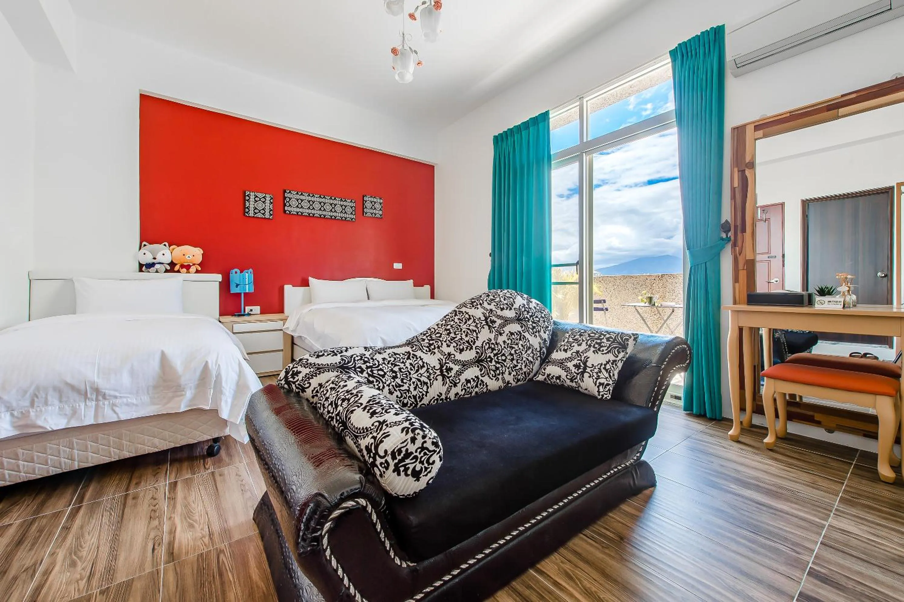 Photo of the whole room, Bed in Millet's House