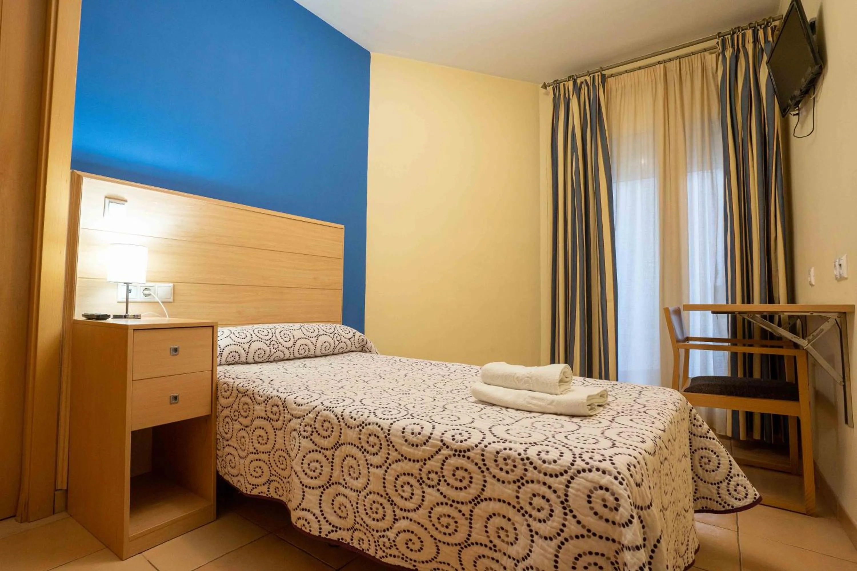 Bed in Hotel Sierra de Huesa