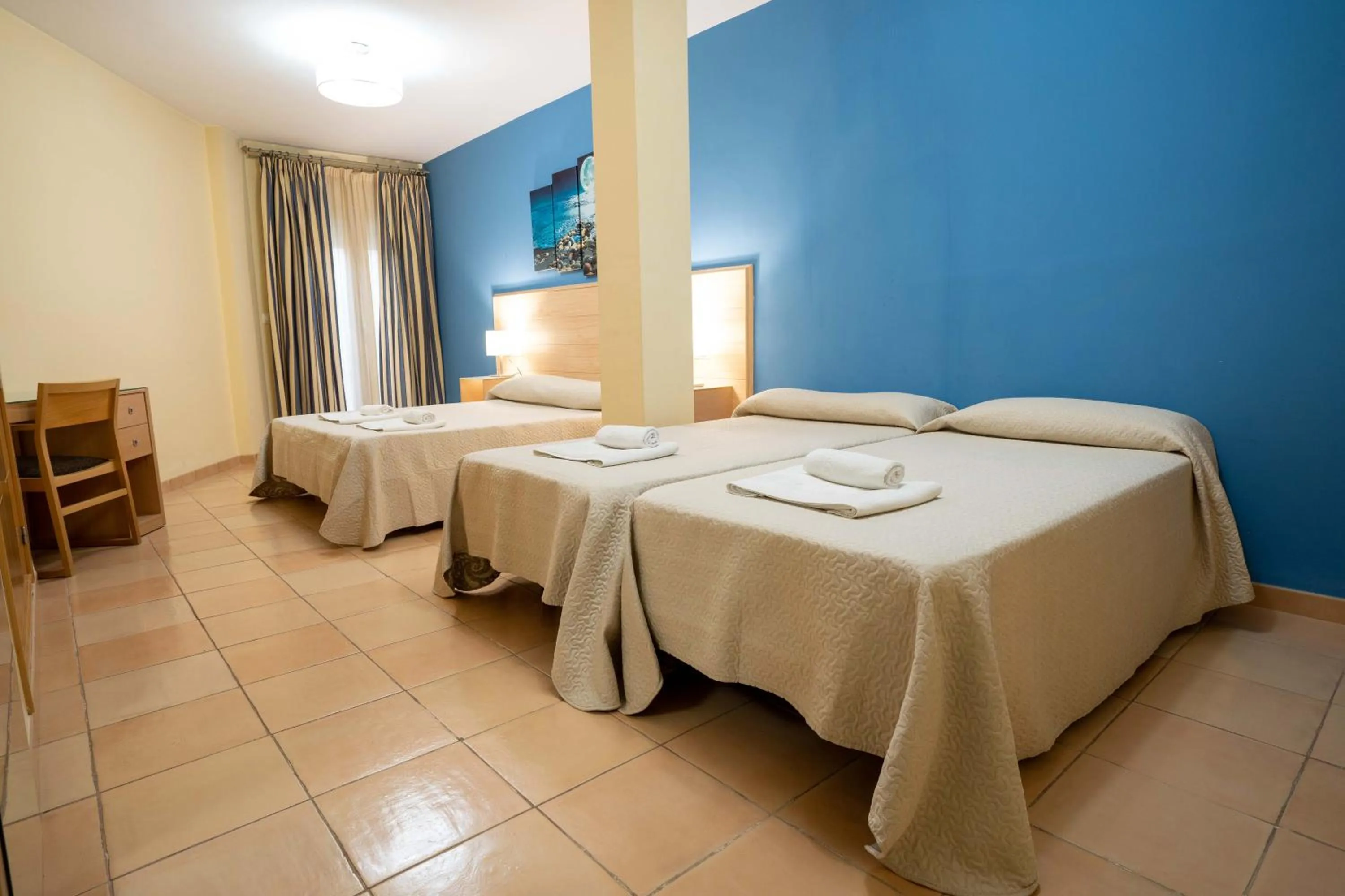 Bed in Hotel Sierra de Huesa