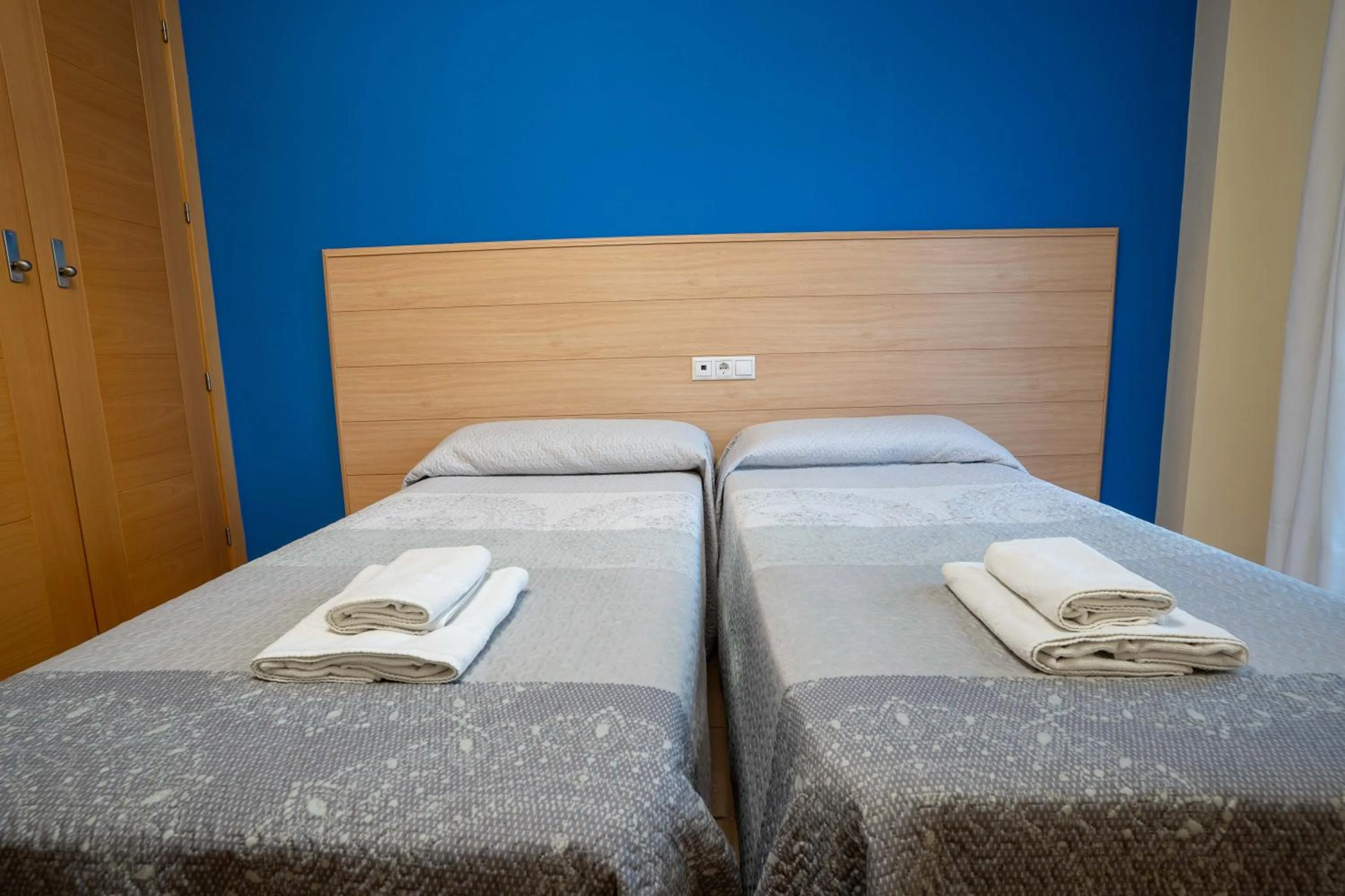 Bed in Hotel Sierra de Huesa