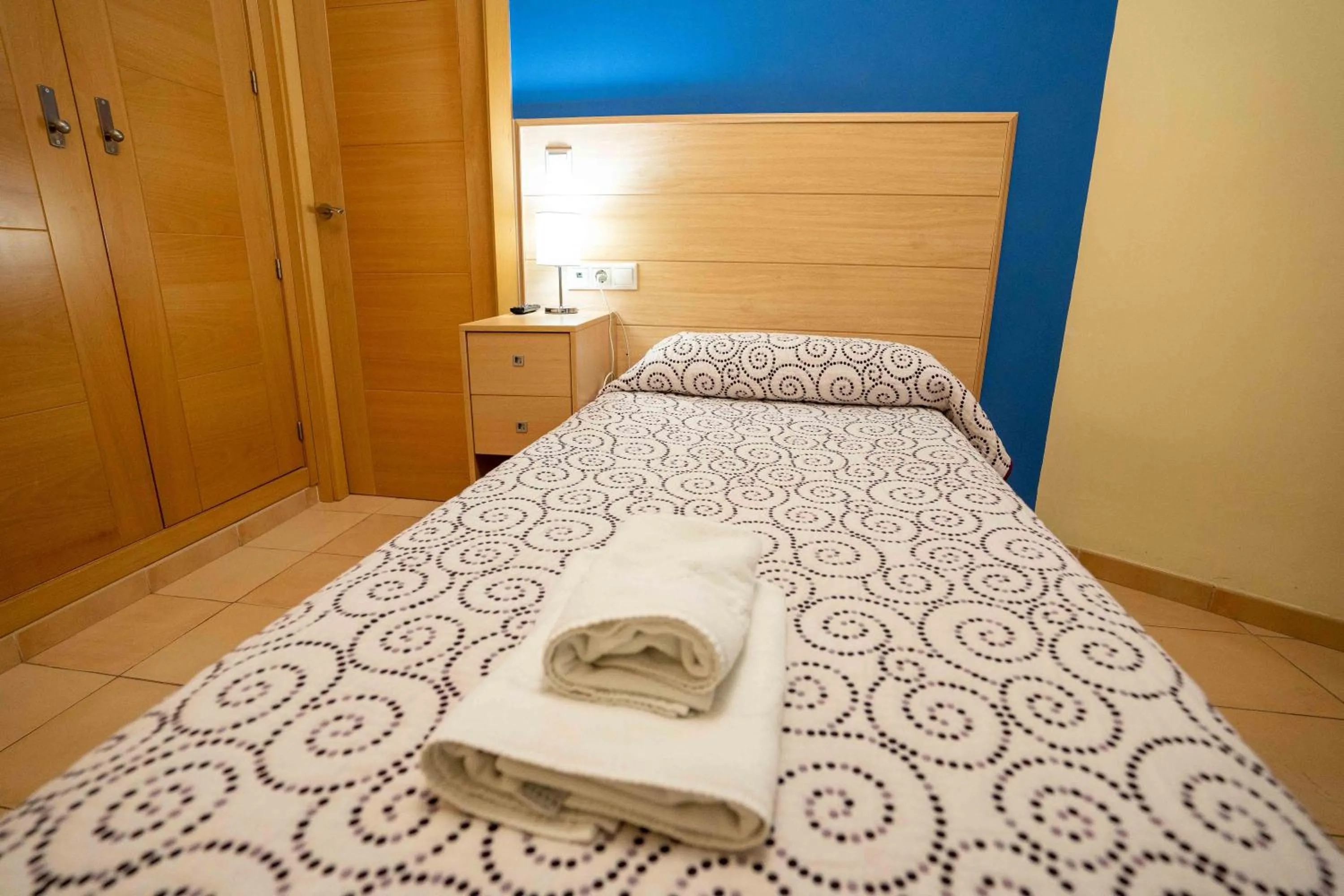 Bed in Hotel Sierra de Huesa