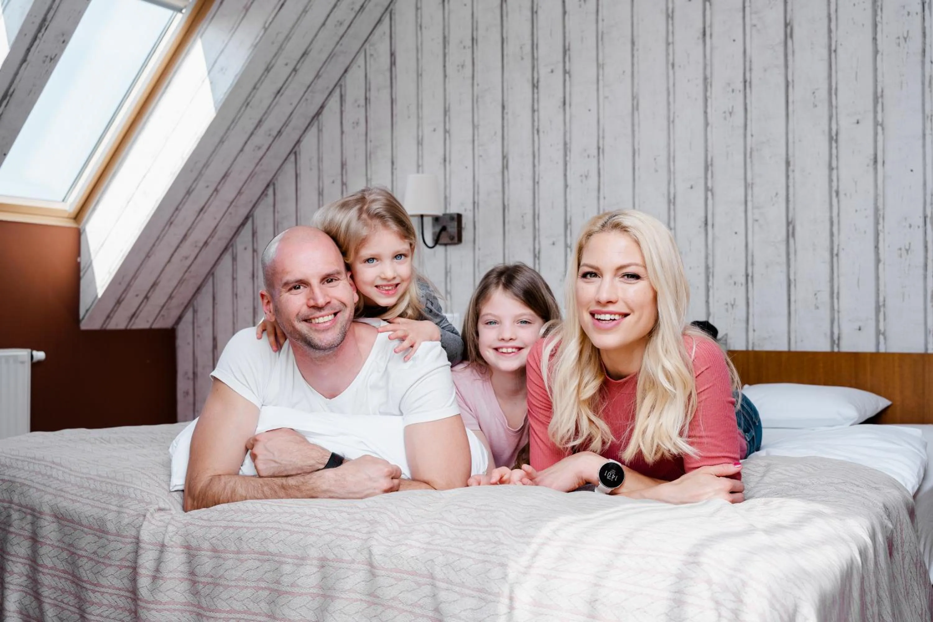 Bed in Hotel Lajta Park