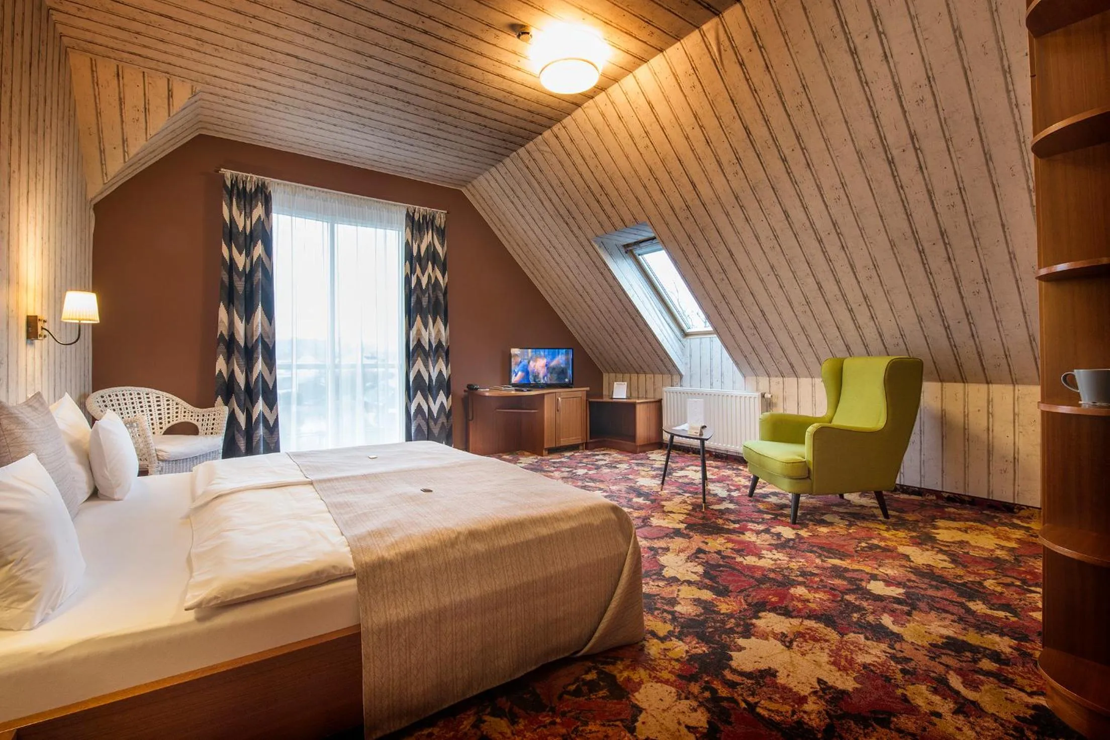 Photo of the whole room, Bed in Hotel Lajta Park