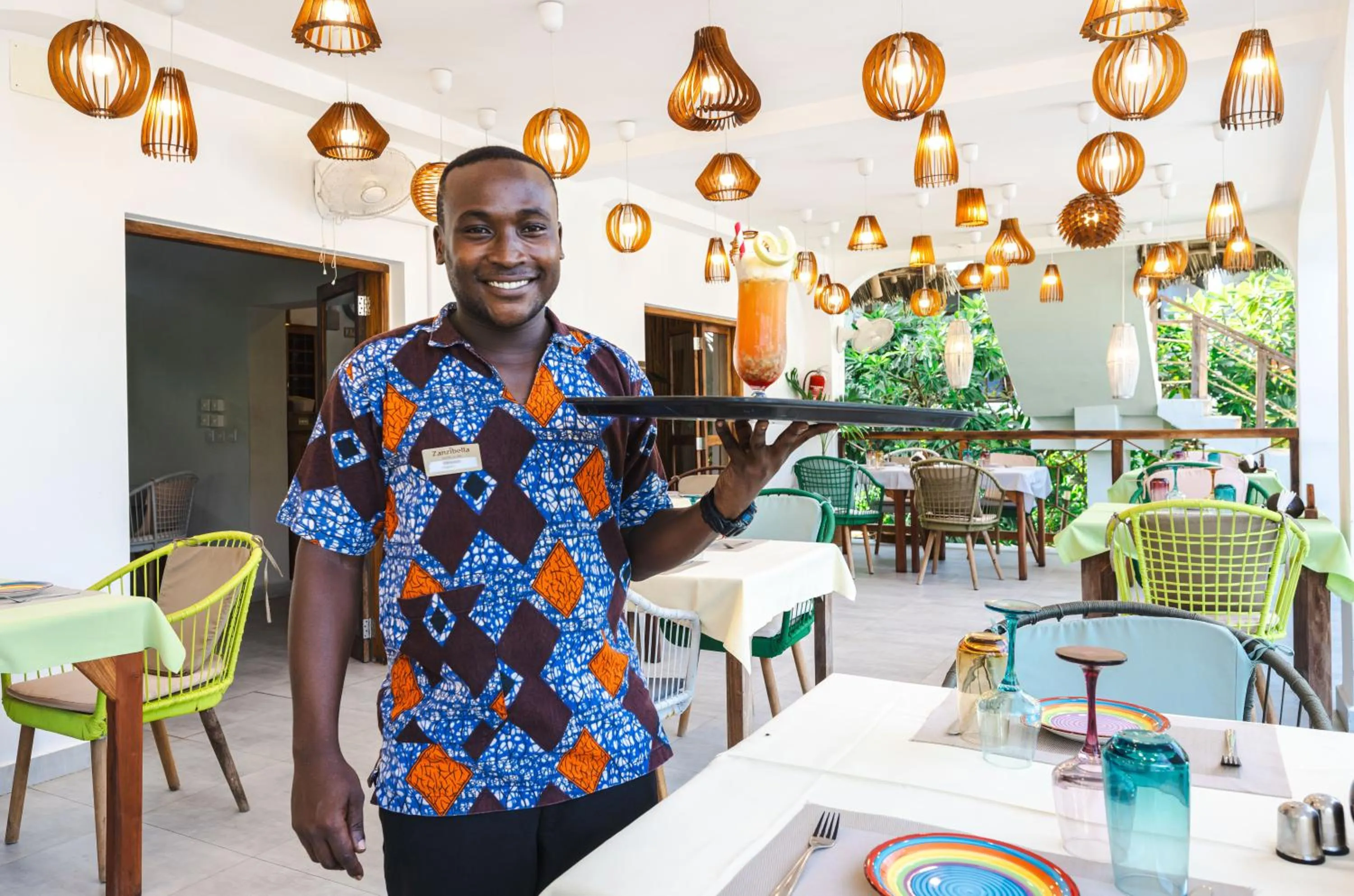 room service in Zanzibella Hotel & SPA