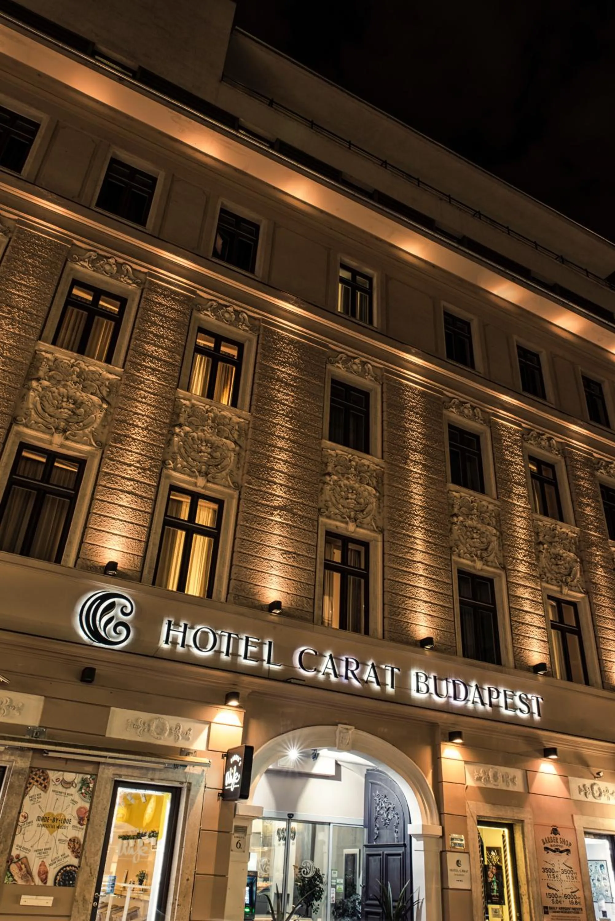 Facade/entrance in Carat Boutique Hotel