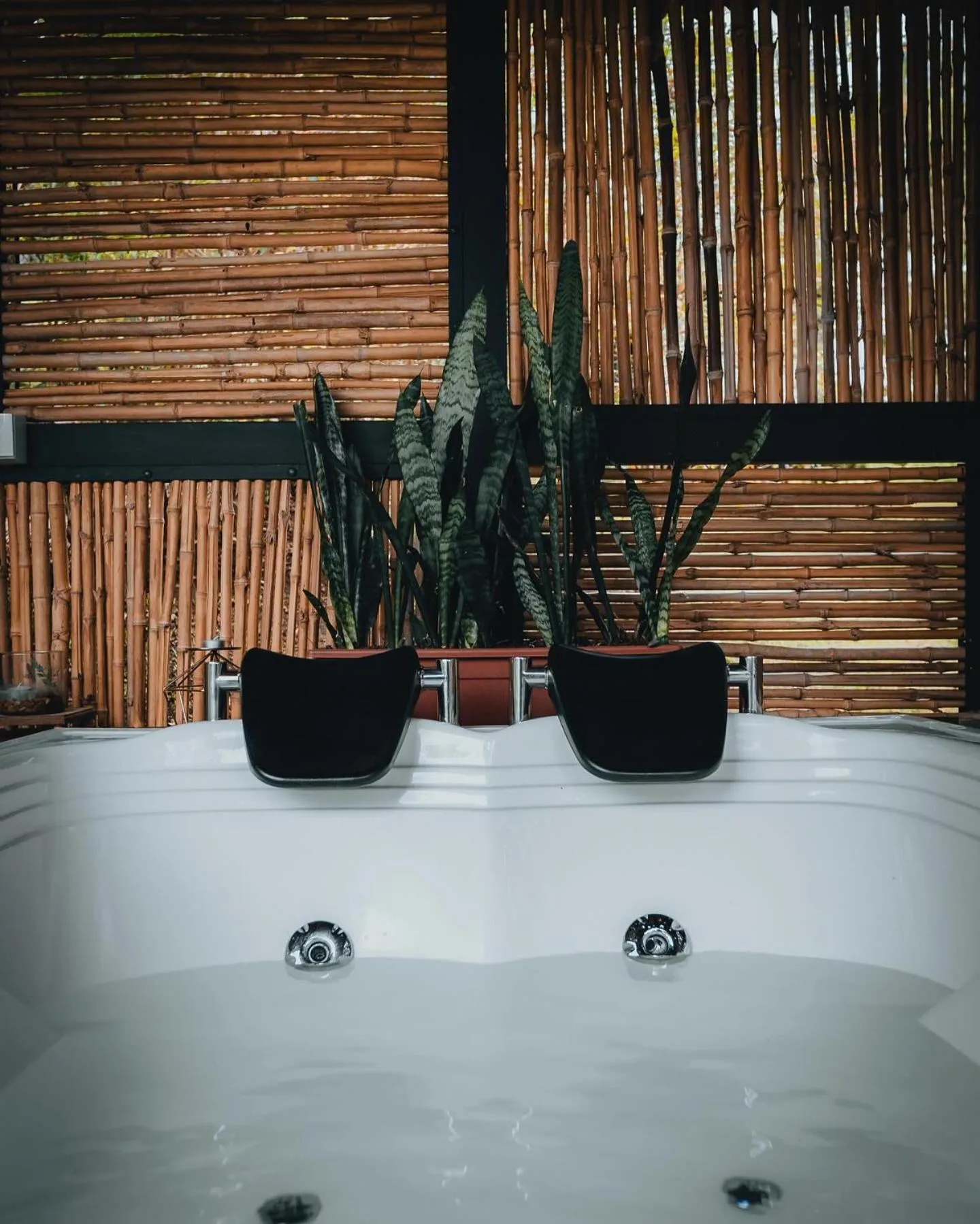 Hot Tub in Cardinal Glamping