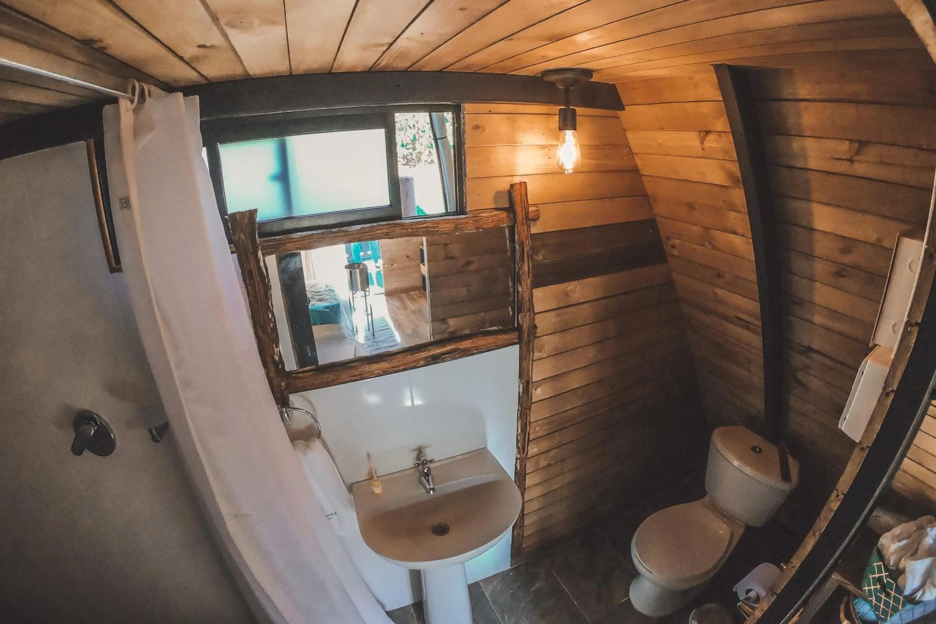 Shower in Cardinal Glamping