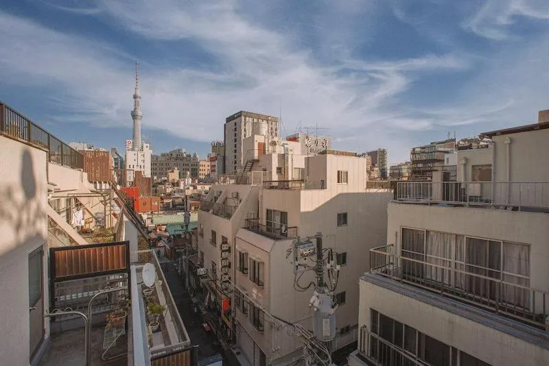 View (from property/room) in Asakusa Kaede 浅草楓