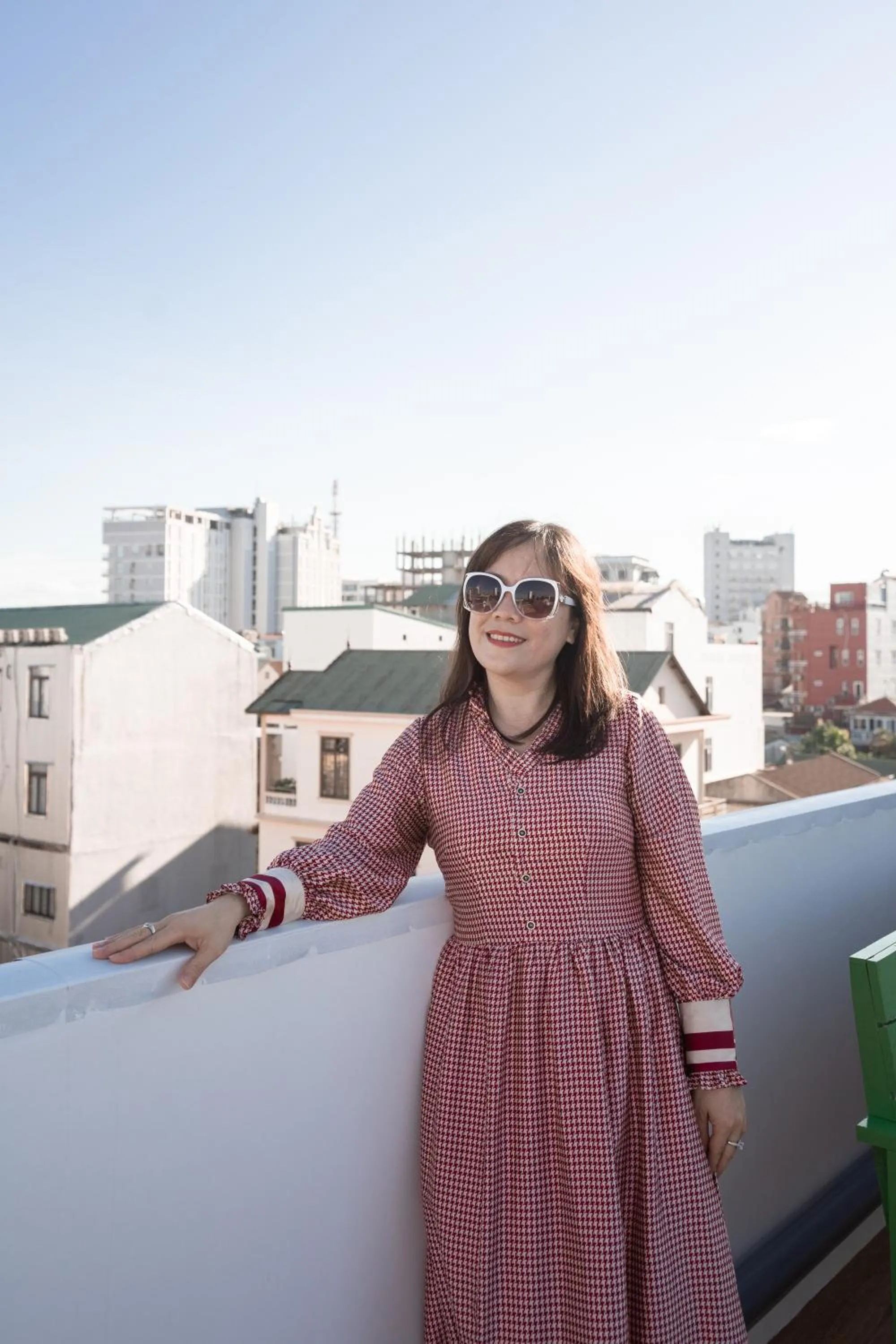 People in New World Hotel