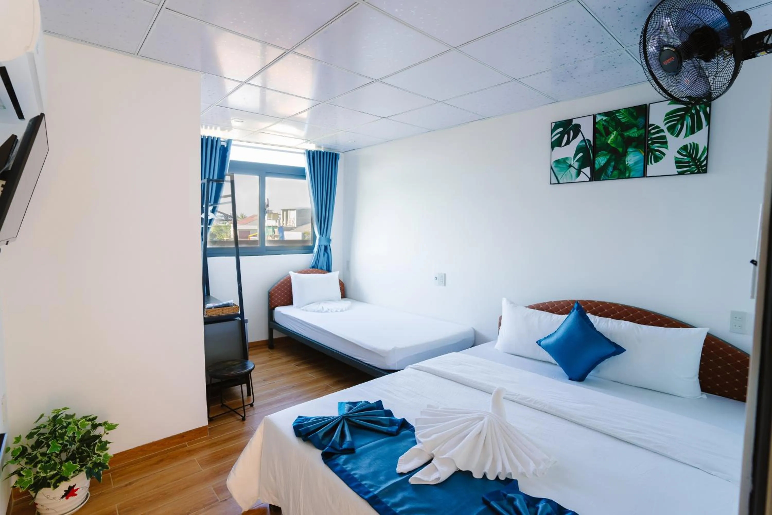 Bed in New World Hotel