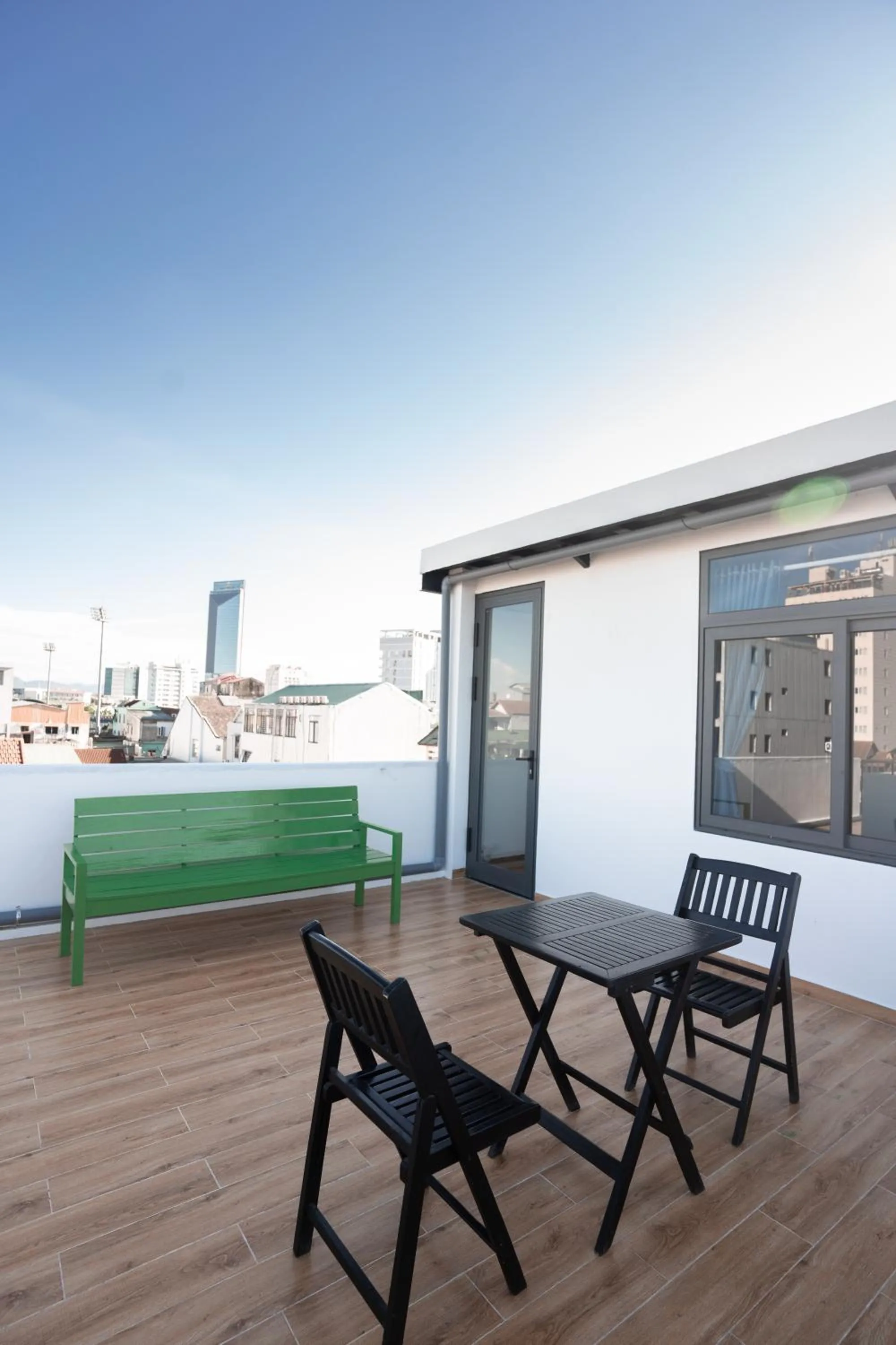 Patio in New World Hotel