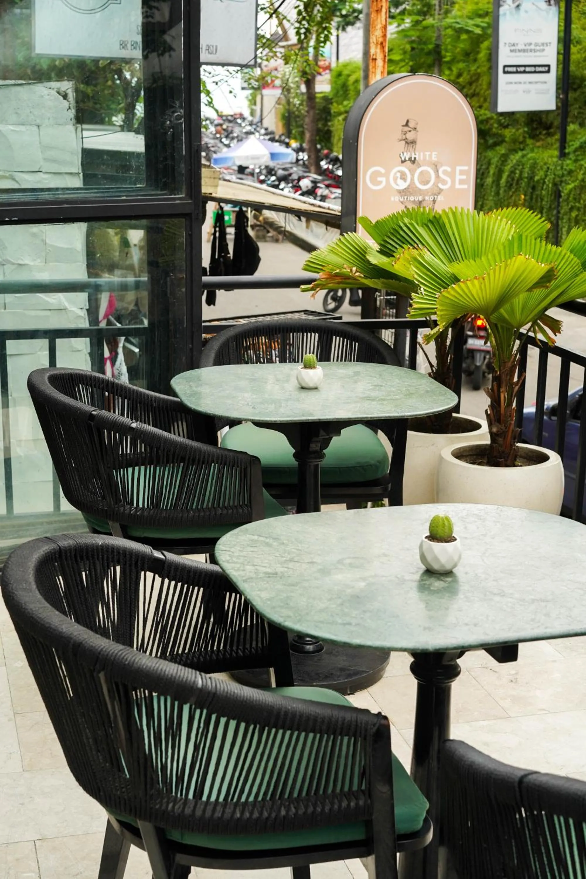 Property building in White Goose Boutique Hotel