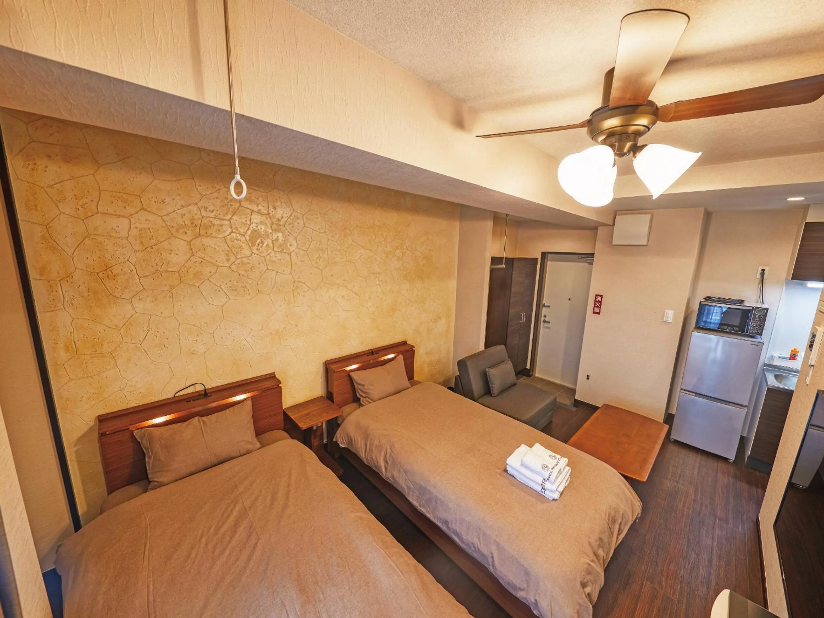 Photo of the whole room, Bed in Terrace Resort Mihama Chatan