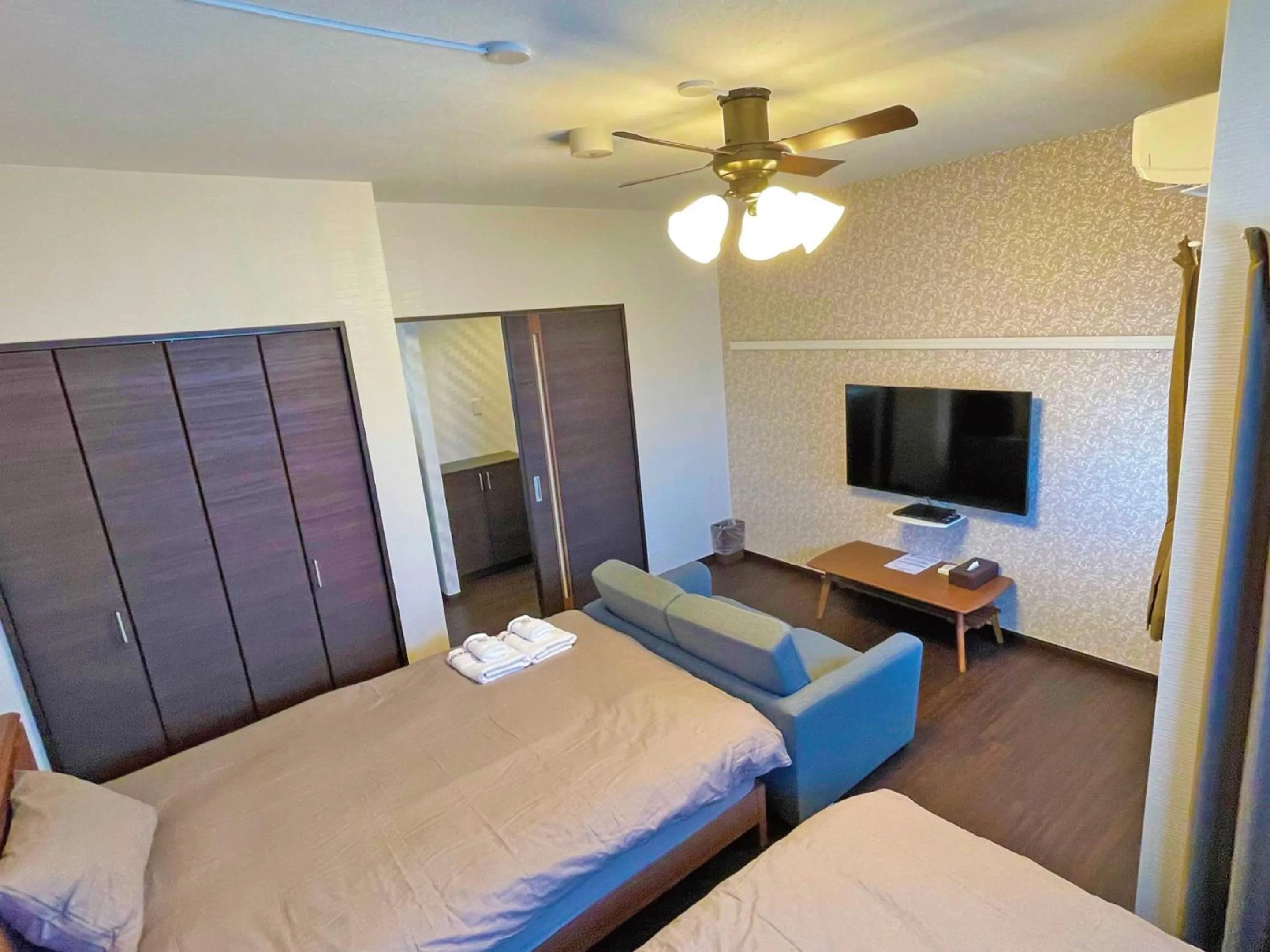 Photo of the whole room, Bed in Terrace Resort Mihama Chatan