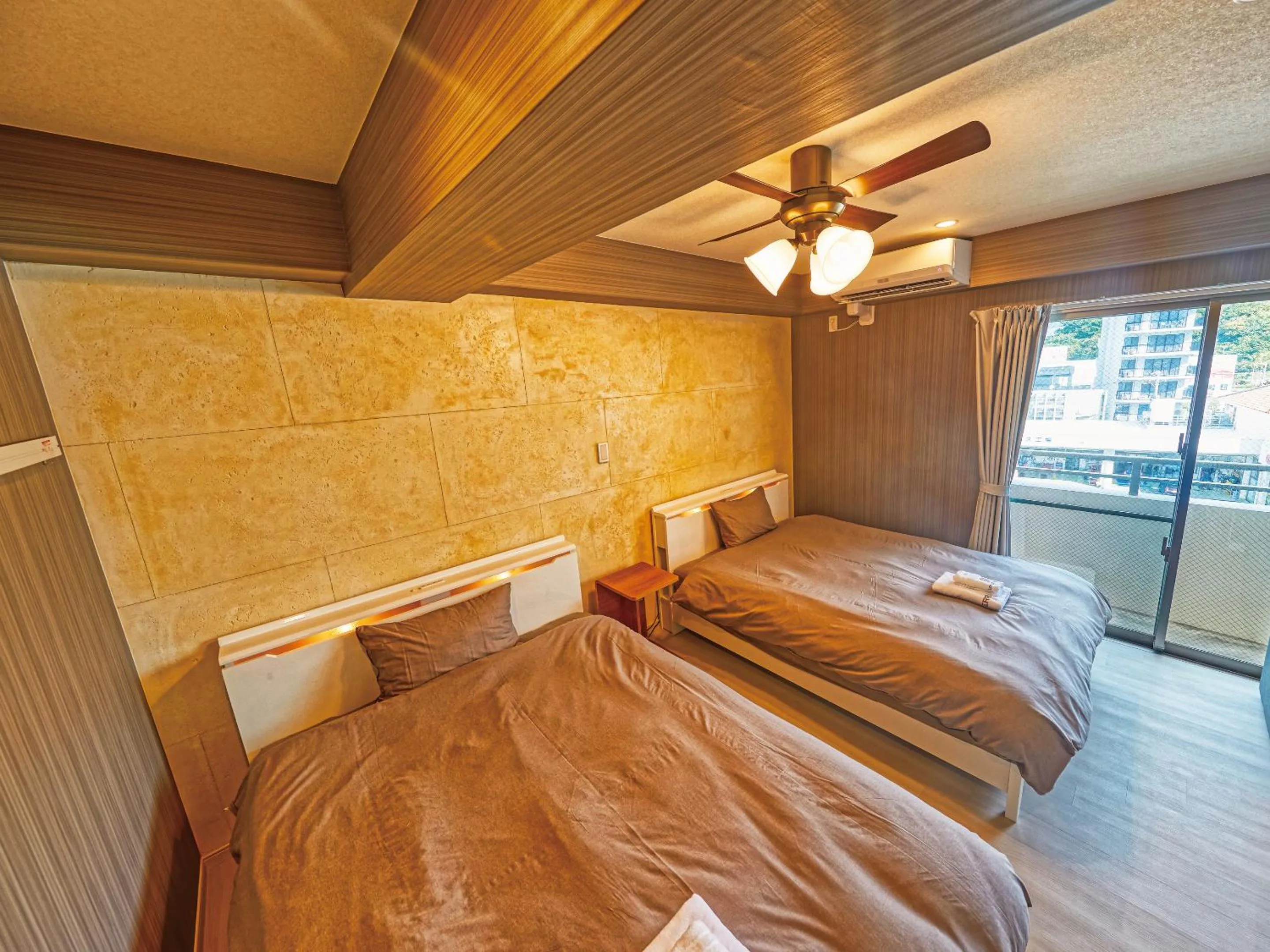 Photo of the whole room, Bed in Terrace Resort Mihama Chatan