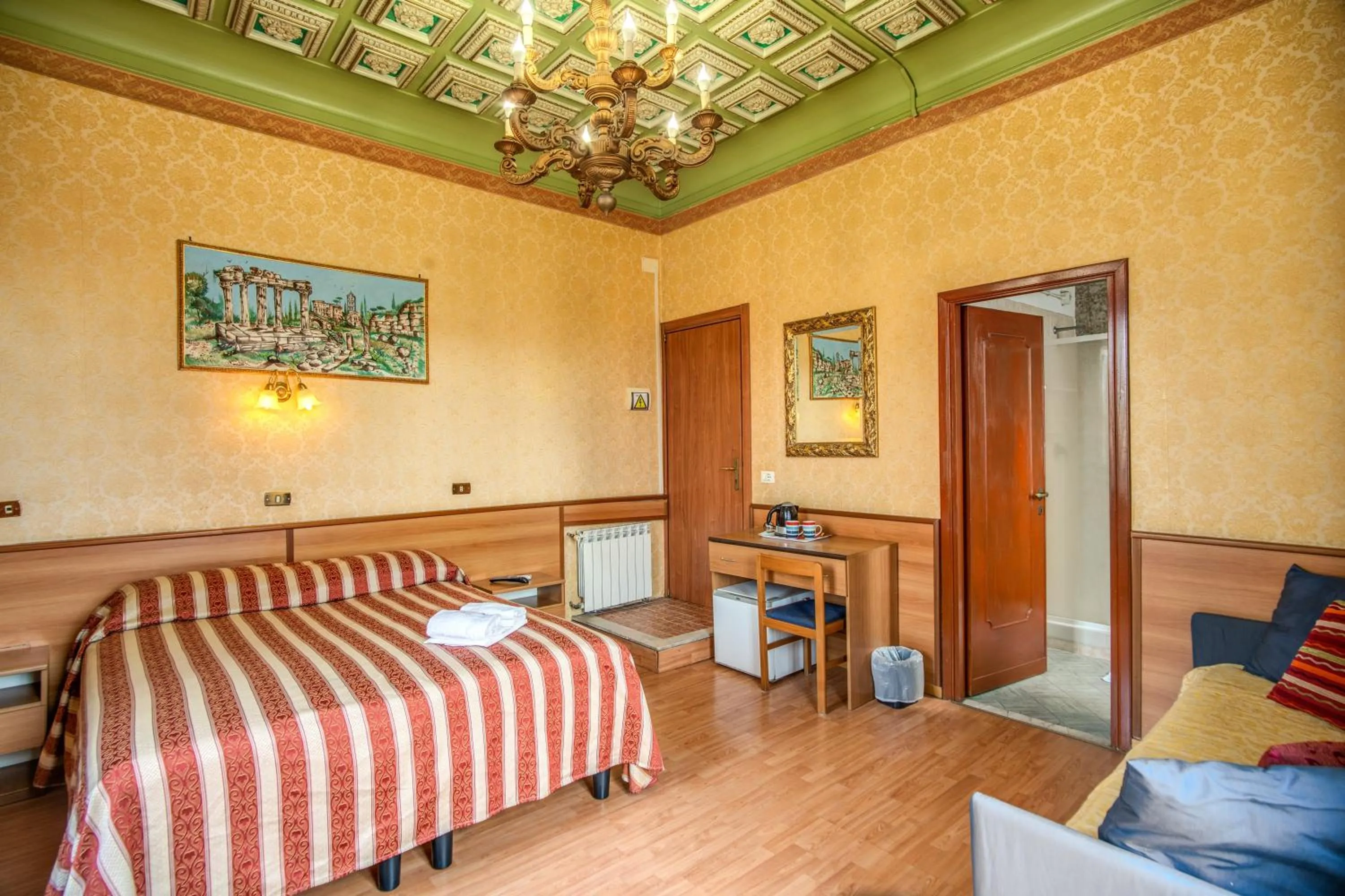 Bed in Hotel Artromano