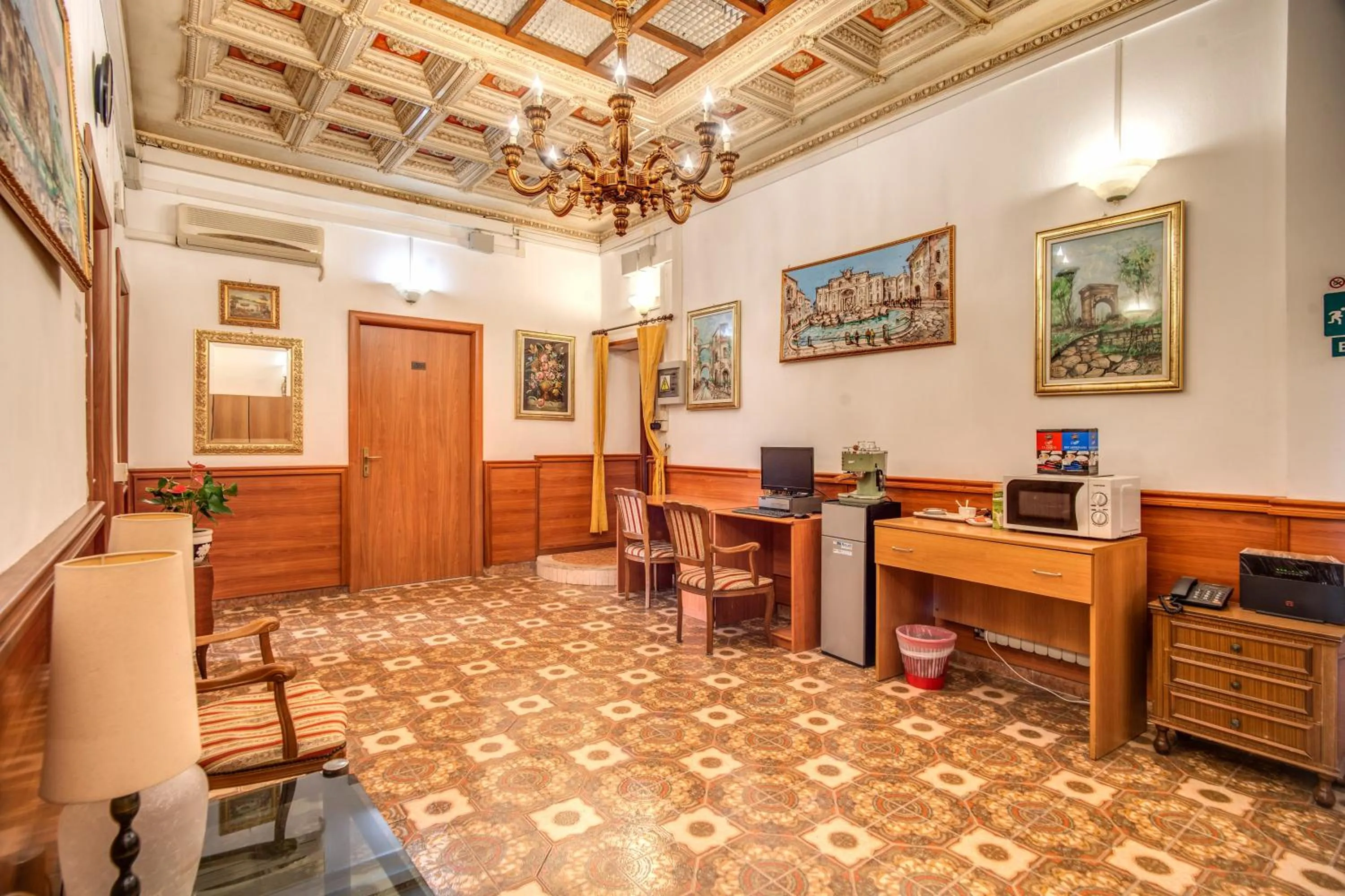 Seating area in Hotel Artromano