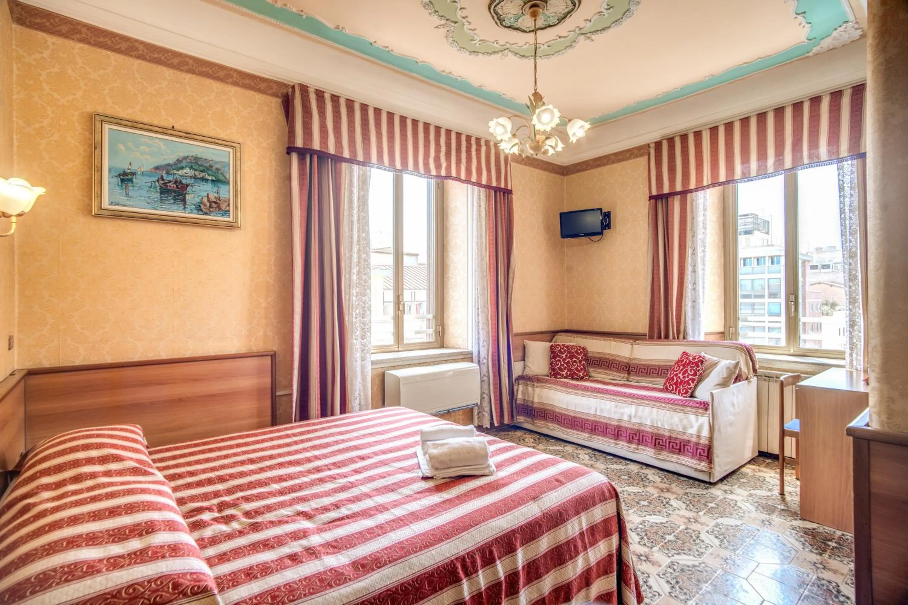 Bed in Hotel Artromano