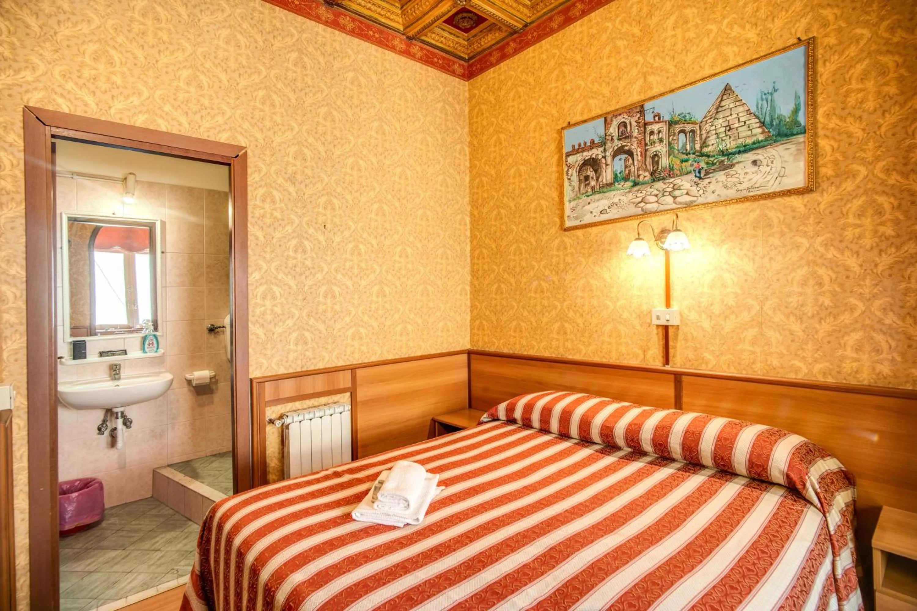 Bed in Hotel Artromano